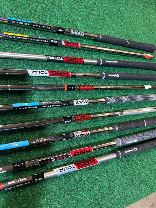 Wholesale Lot of 10 KBS Fitting Club Shafts with TaylorMade Adaptors-Next Round