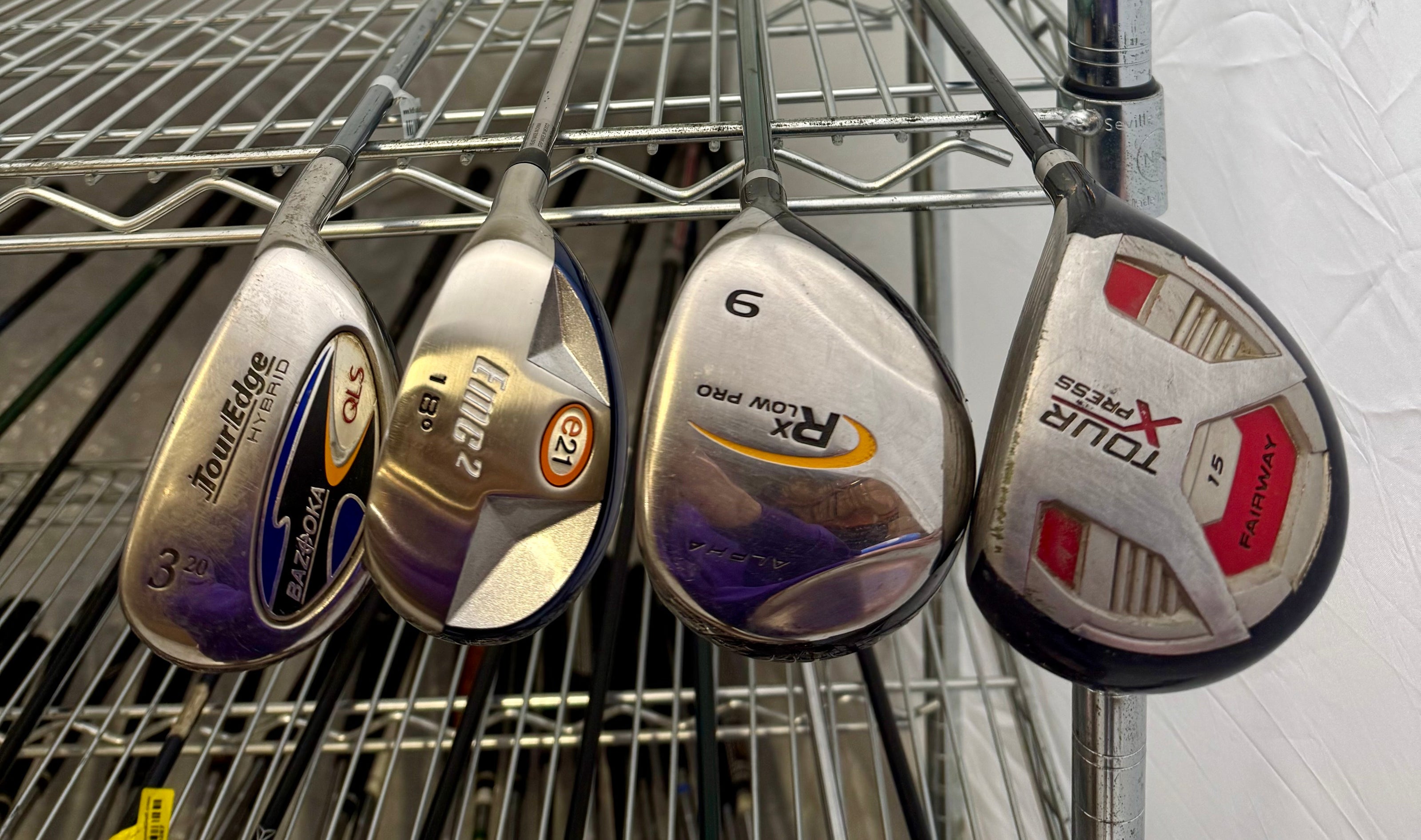 Wholesale Lot of 30 Golf Clubs - Assorted Fairway Woods & Hybrids-Next Round