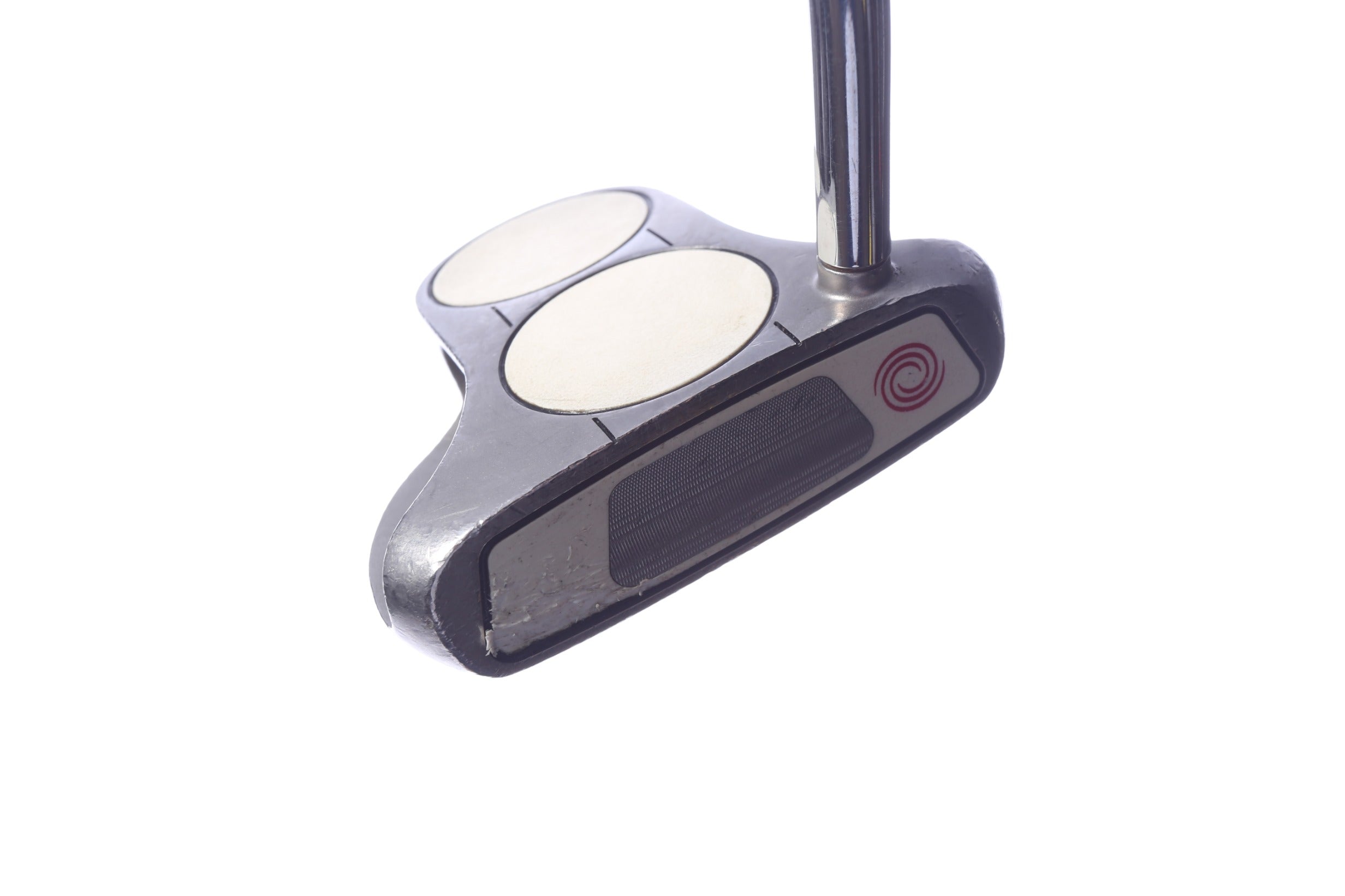 Used Odyssey White Steel 2-Ball Putter - Right-Handed - 35.5 in - Mallet-Next Round