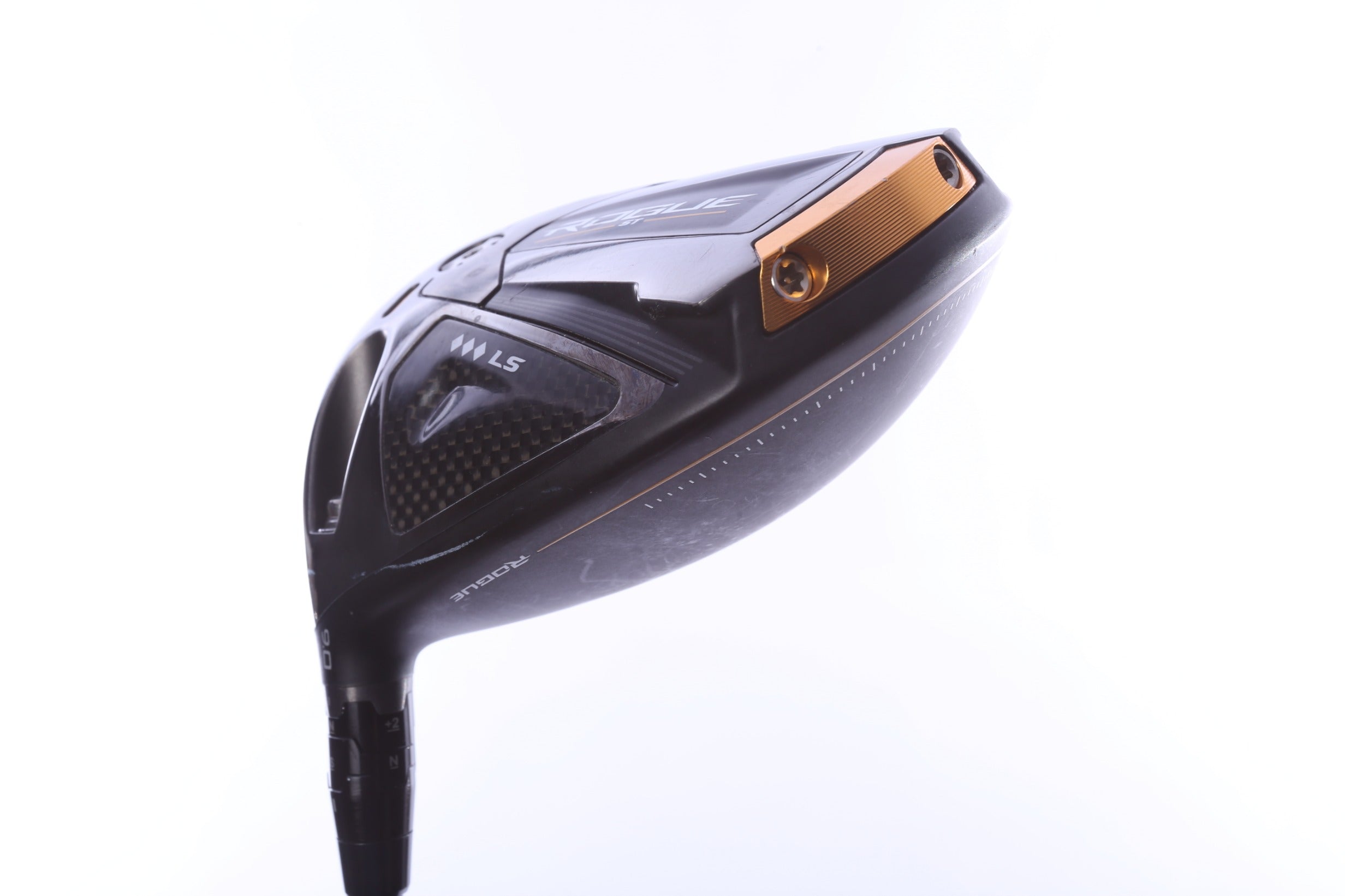 Used Callaway Rogue ST Triple Diamond LS Driver - 9 Degrees - Stiff Flex Mitsubishi Tensei AV Series White - Left-Handed-Next Round