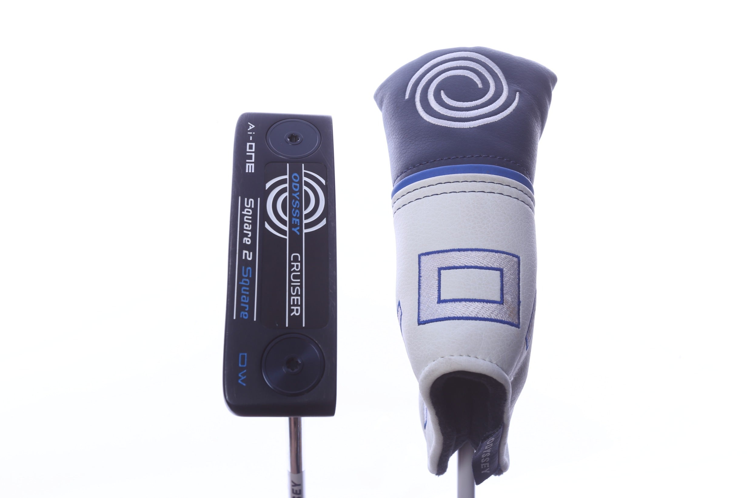 Used Odyssey Ai-ONE Square 2 Square Double Wide Putter - Right-Handed - 38 in - Blade