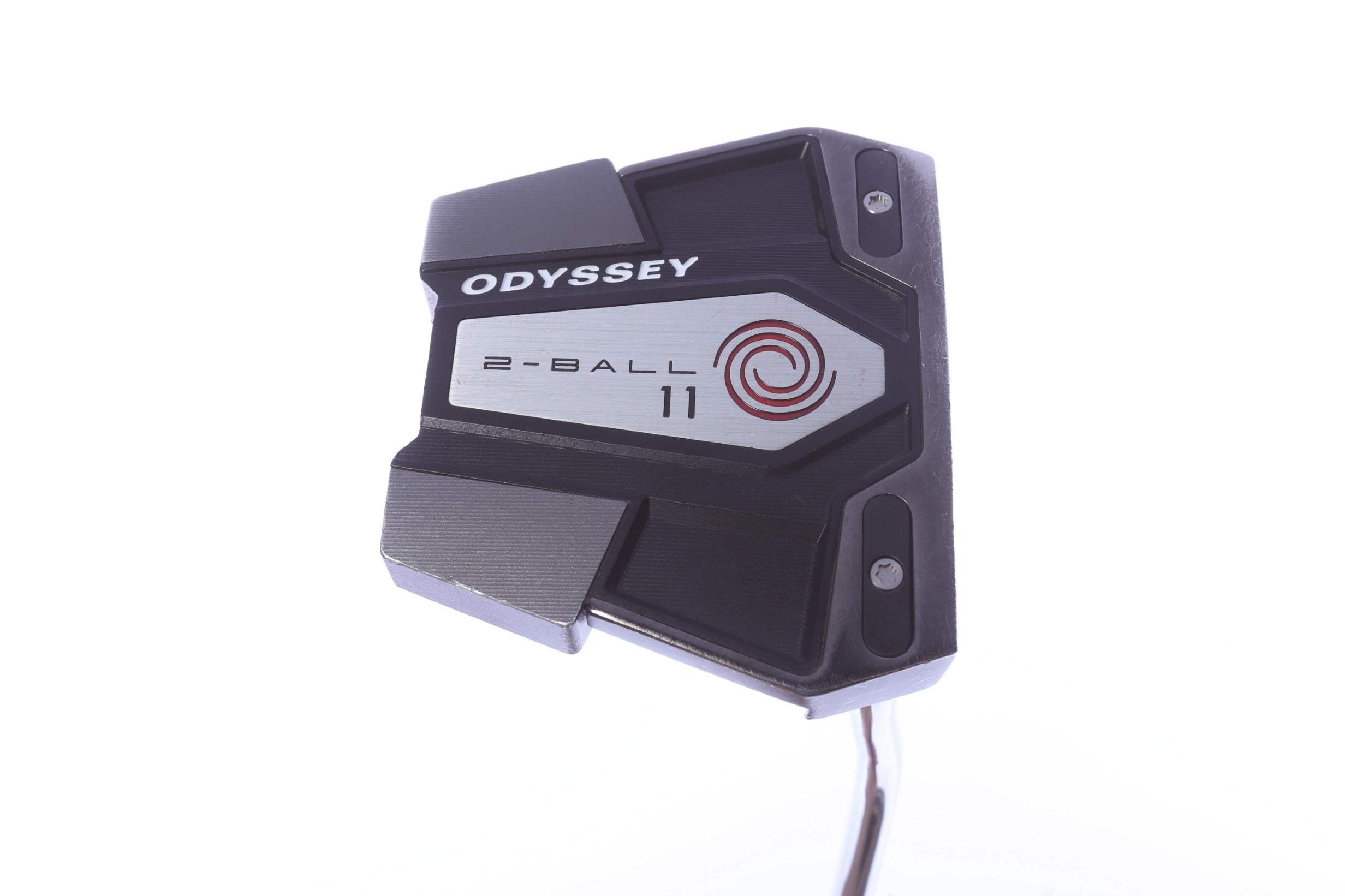 Used Odyssey Eleven 2-Ball Tour Lined DB Red Stroke Lab Putter - Right-Handed - 35 in - Mallet