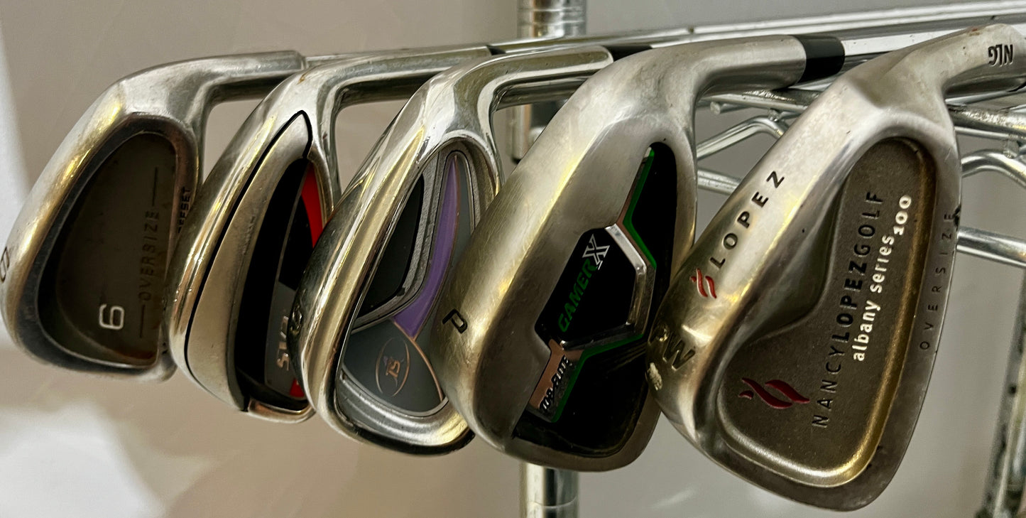 Wholesale Lot of 50 Golf Clubs - Assorted Irons and wedges-Next Round