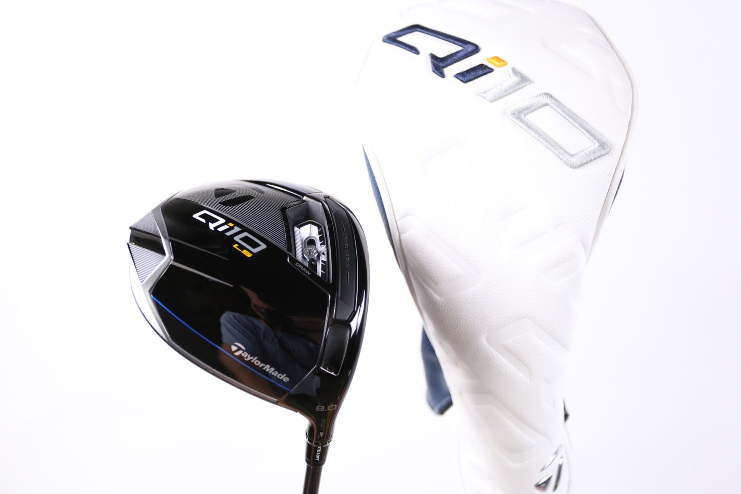 Used TaylorMade Qi10 LS Driver - 8 Degrees - Stiff Flex Mitsubishi Diamana - Right-Handed-Next Round