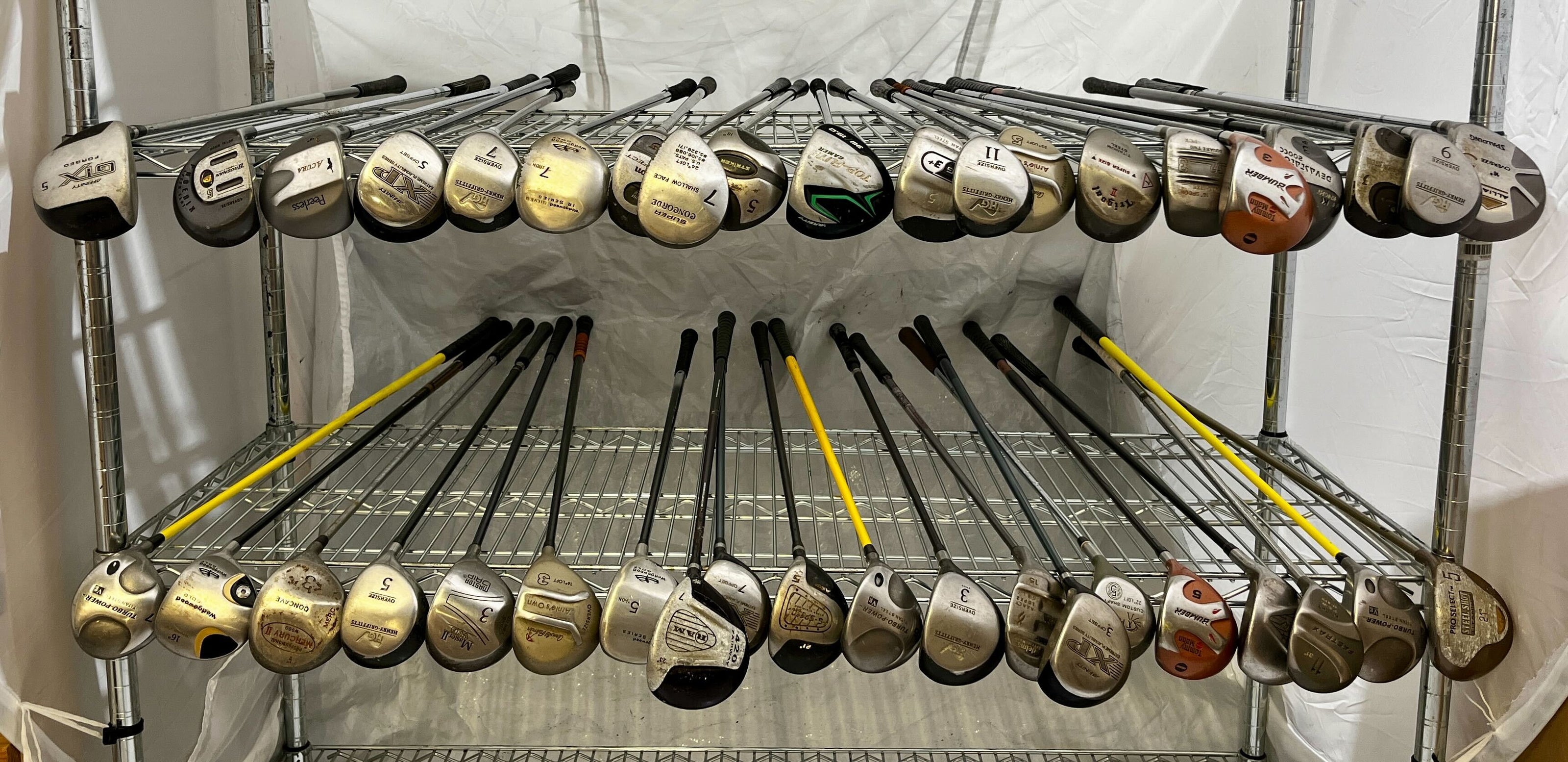 Wholesale Lot of 40 Golf Clubs - Assorted Fairway Woods-Next Round