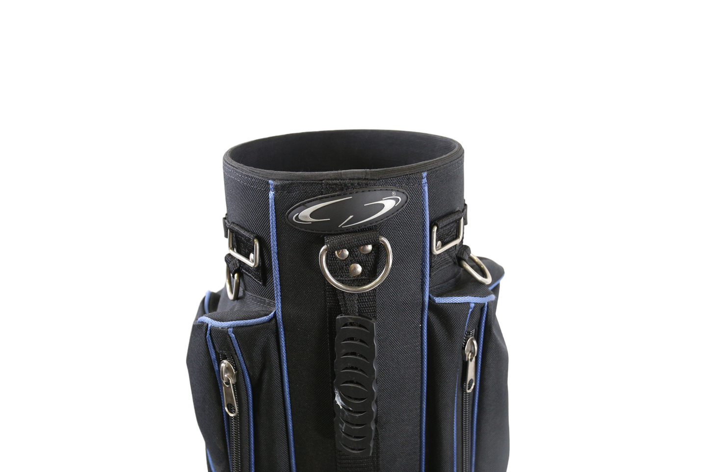 CaddyDaddy Black Cart Bag 6 Dividers 7 Pockets