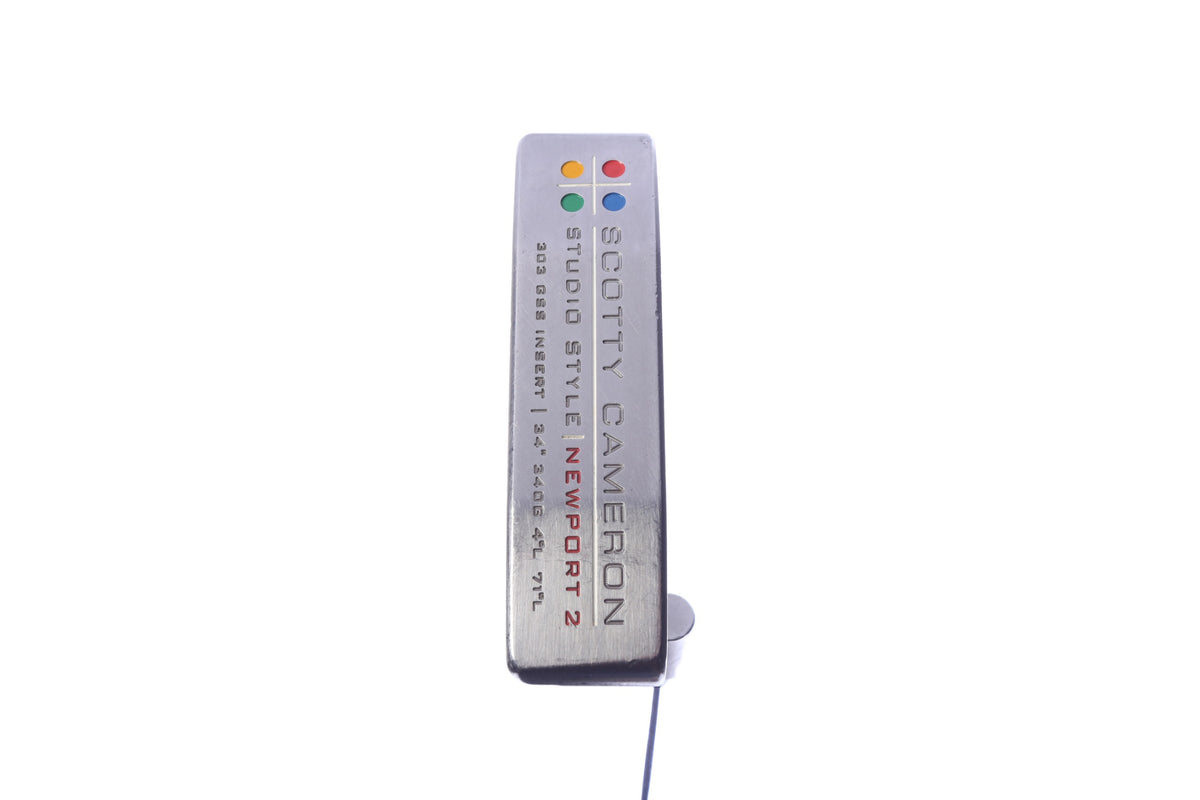 Used Titleist Scotty Cameron Studio Style Newport 2 Putter - Right-Handed - 33.5 in - Blade-Next Round