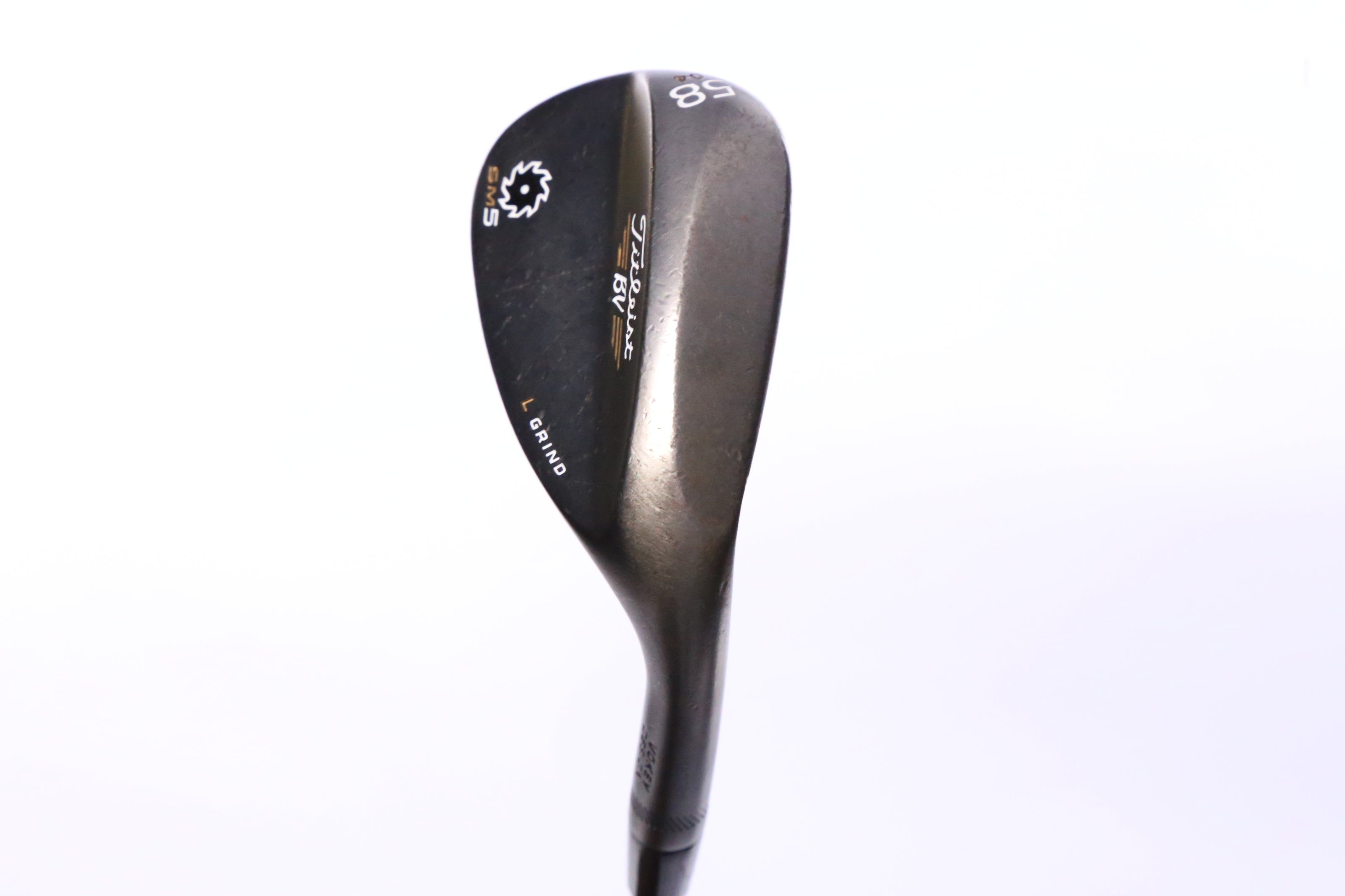 Used Titleist Vokey SM5 Raw Black Lob Wedge - Right-Handed - 58 Degrees - Wedge Flex-Next Round