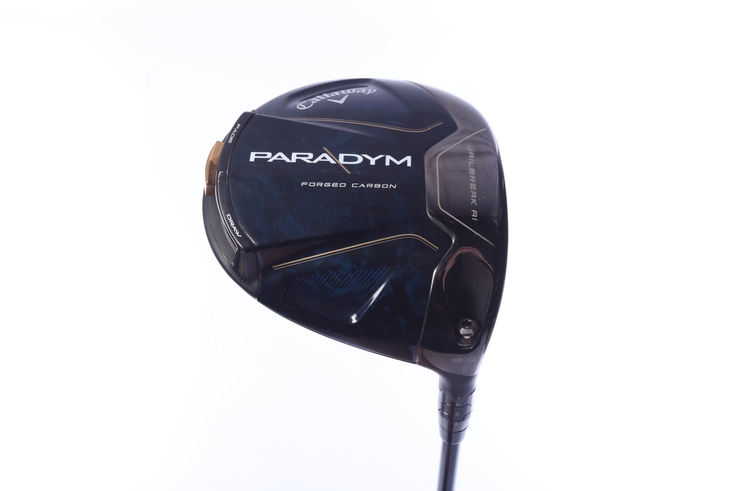 Used Callaway Paradym Driver - 9 Degrees - Stiff Flex Mitsubishi Kal'li Red - Right-Handed