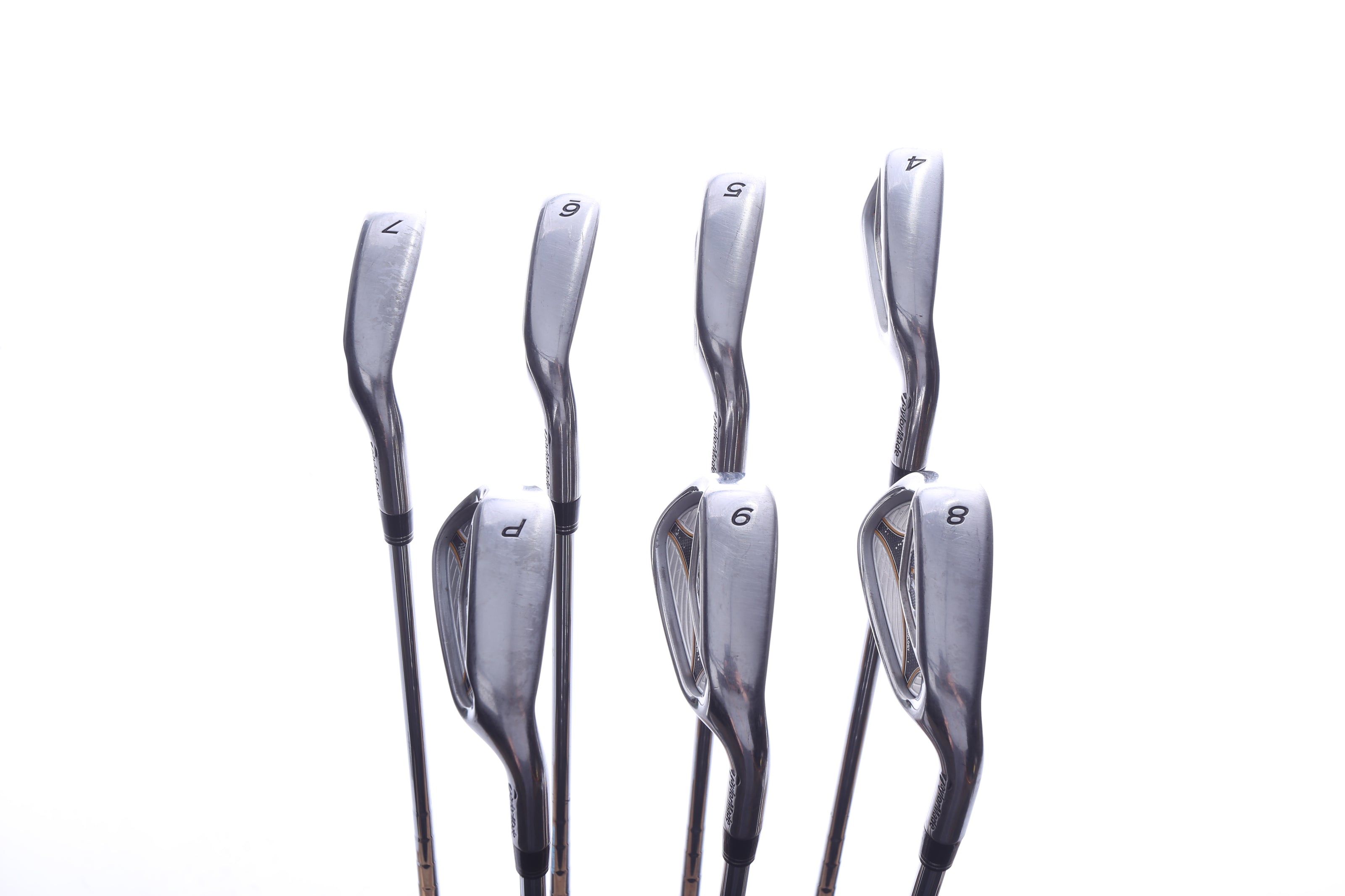 Used TaylorMade r7 Iron Set - Right-Handed - 4-PW - Stiff Flex