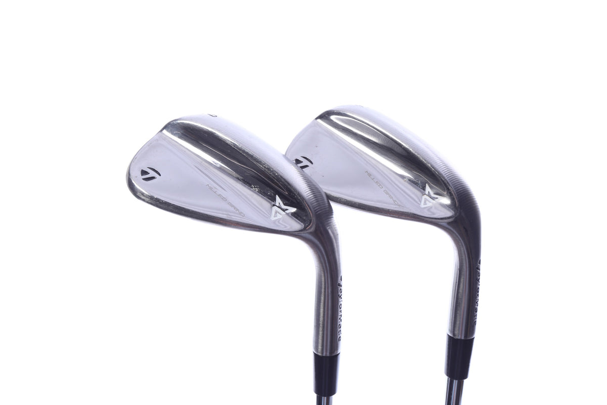 Used TaylorMade Milled Grind Chrome Wedge Set - Right-Handed - 56*, 60* - Wedge Flex-Next Round