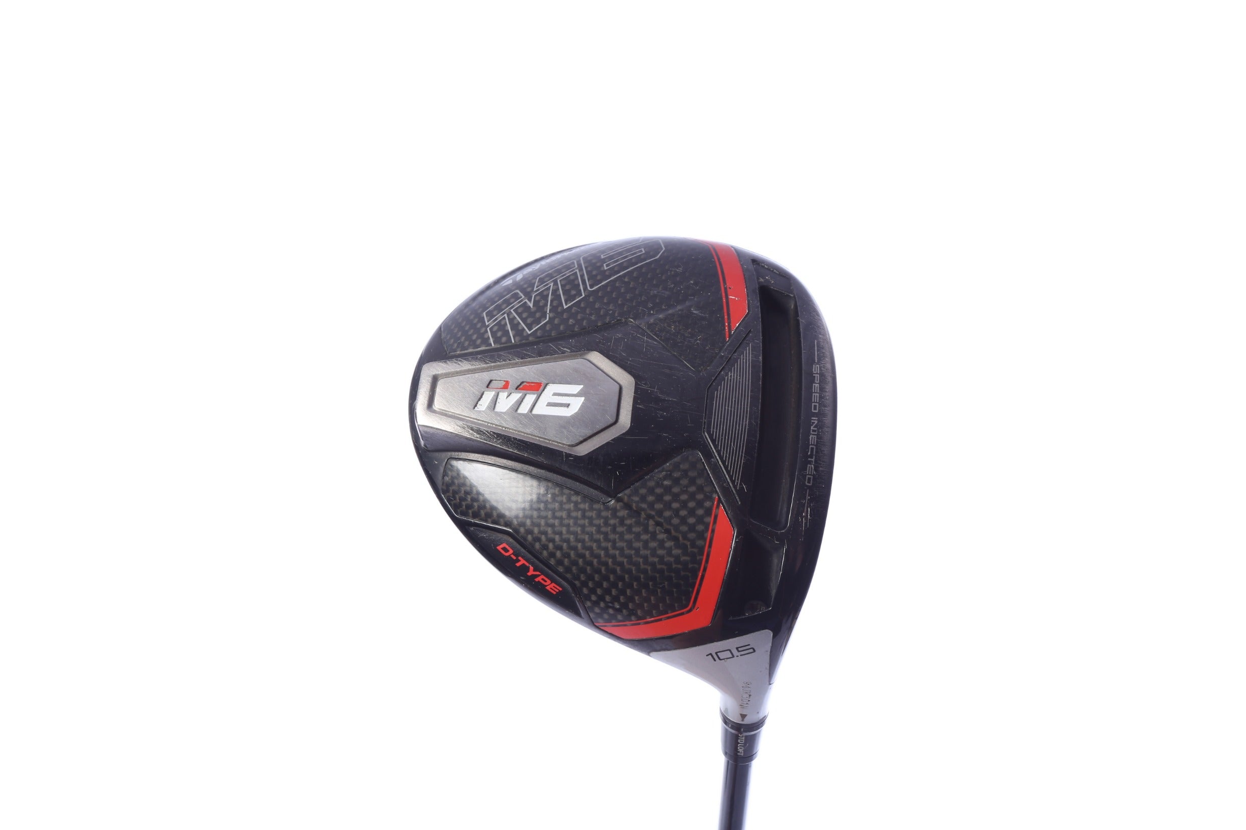 Used TaylorMade M6 D-Type Driver - 10.5 Degrees - Stiff Flex Fujikura Atmos - Right-Handed