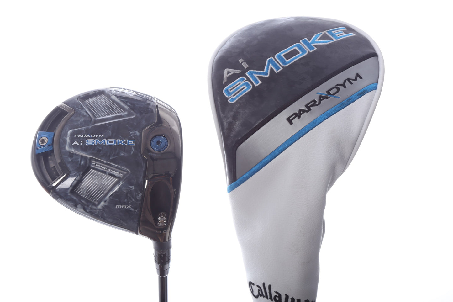 Used Callaway Paradym Ai Smoke MAX Driver - 9 Degrees - Regular Flex Mitsubishi Kai'li Blue - Right-Handed-Next Round