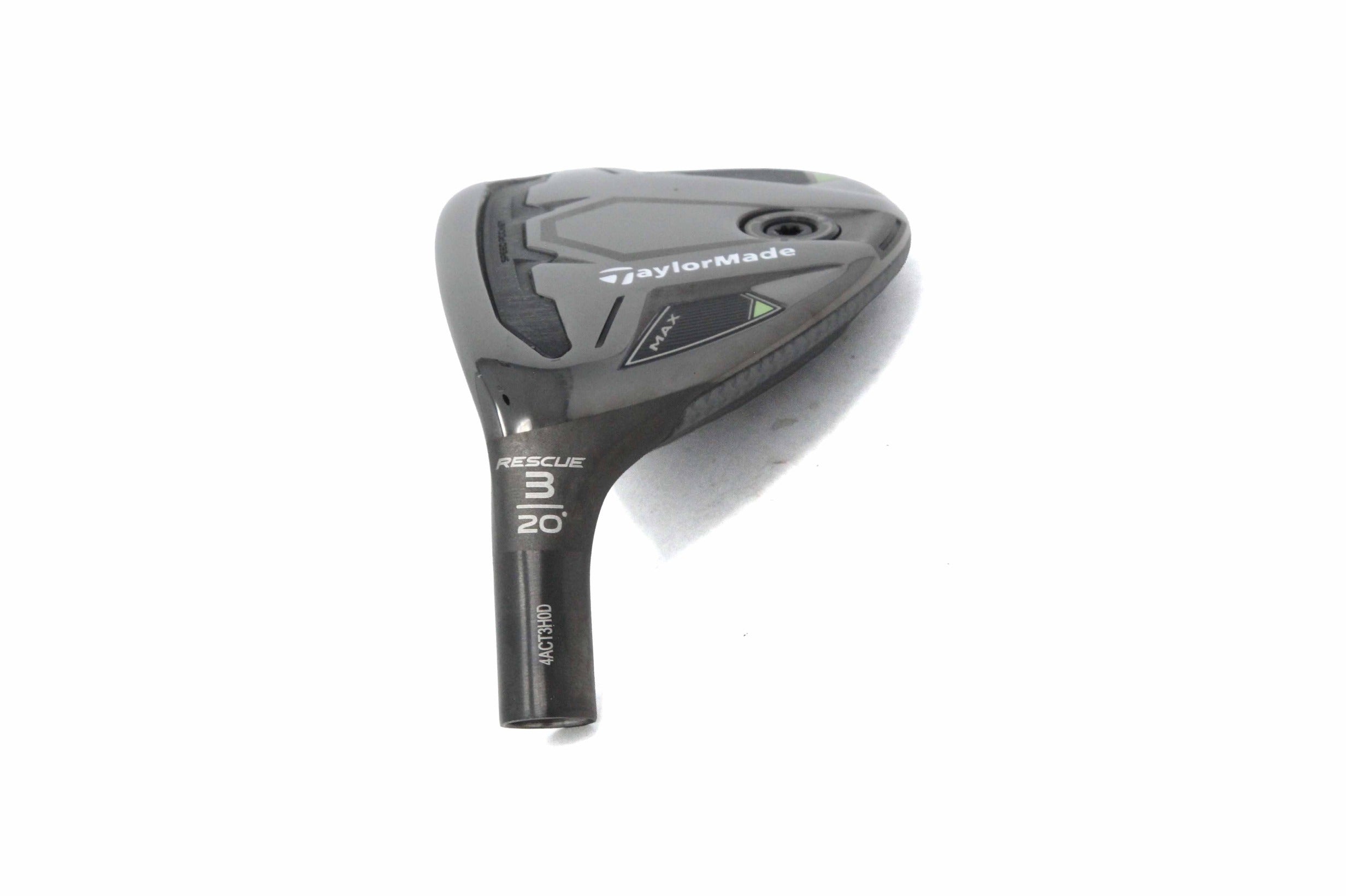 Used TaylorMade Qi35 MAX Rescue 3H - HEAD ONLY - Left-Handed - 20 Degrees