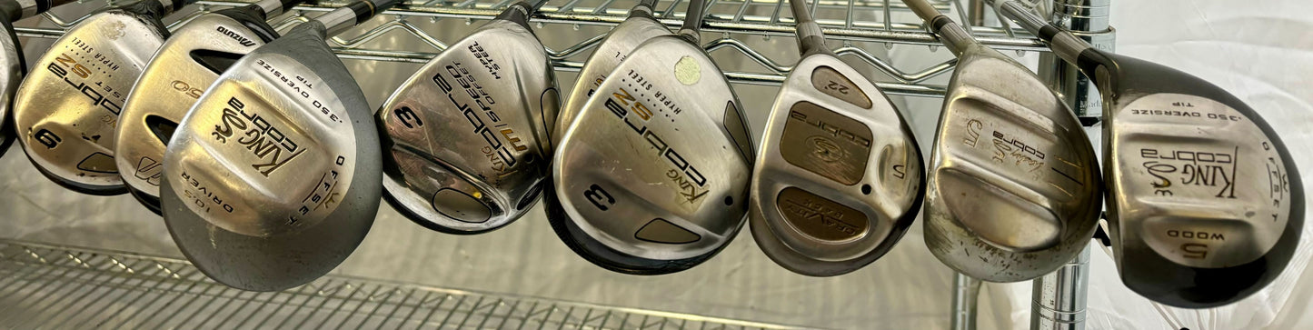 Wholesale Lot of 40 Golf Clubs - Cobra Fairway Woods - Speed Offset, SZ and SS-Next Round
