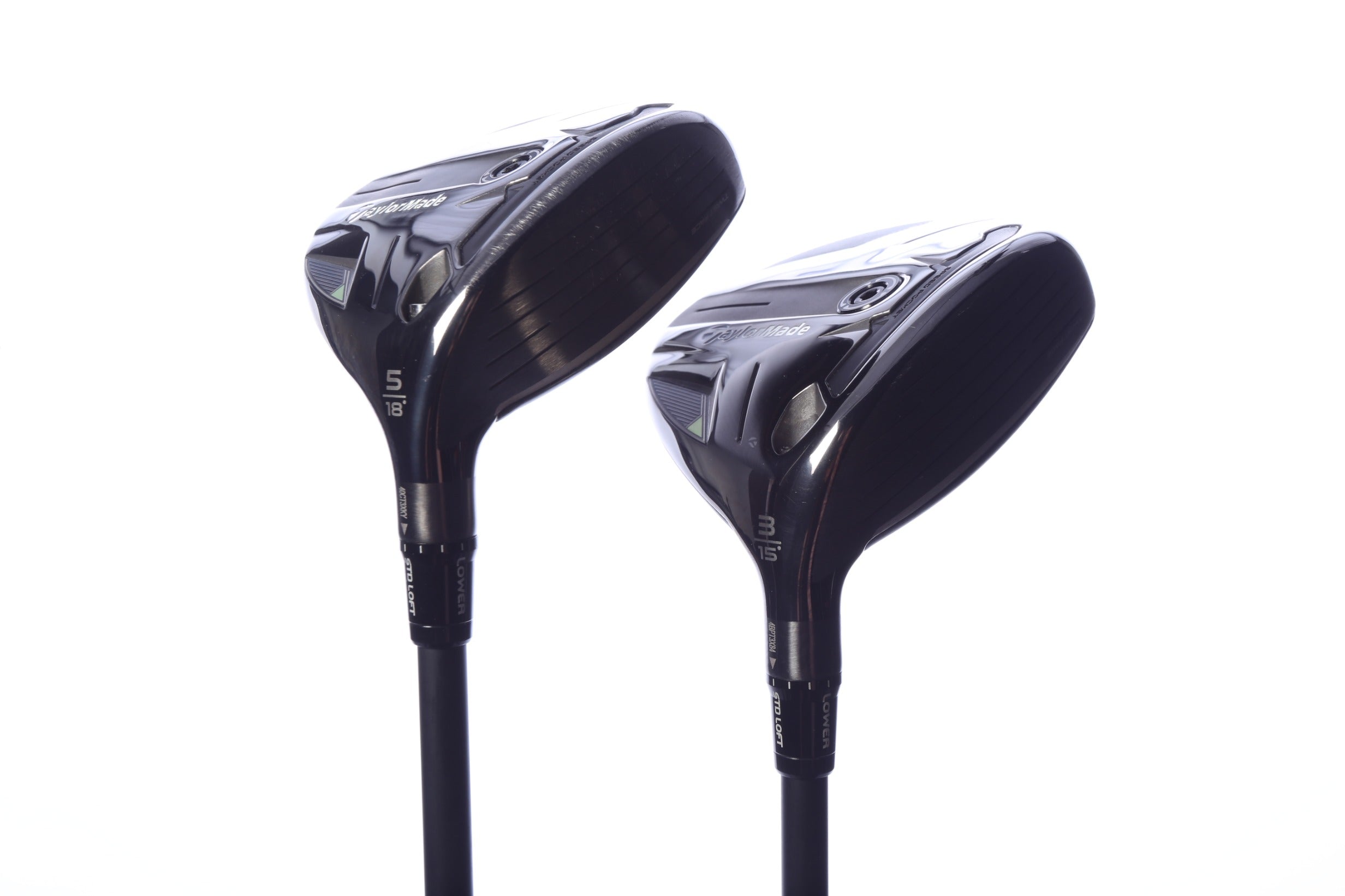 Used TaylorMade Qi35 Wood Set - Right-Handed - 3W, 5W - Stiff Flex