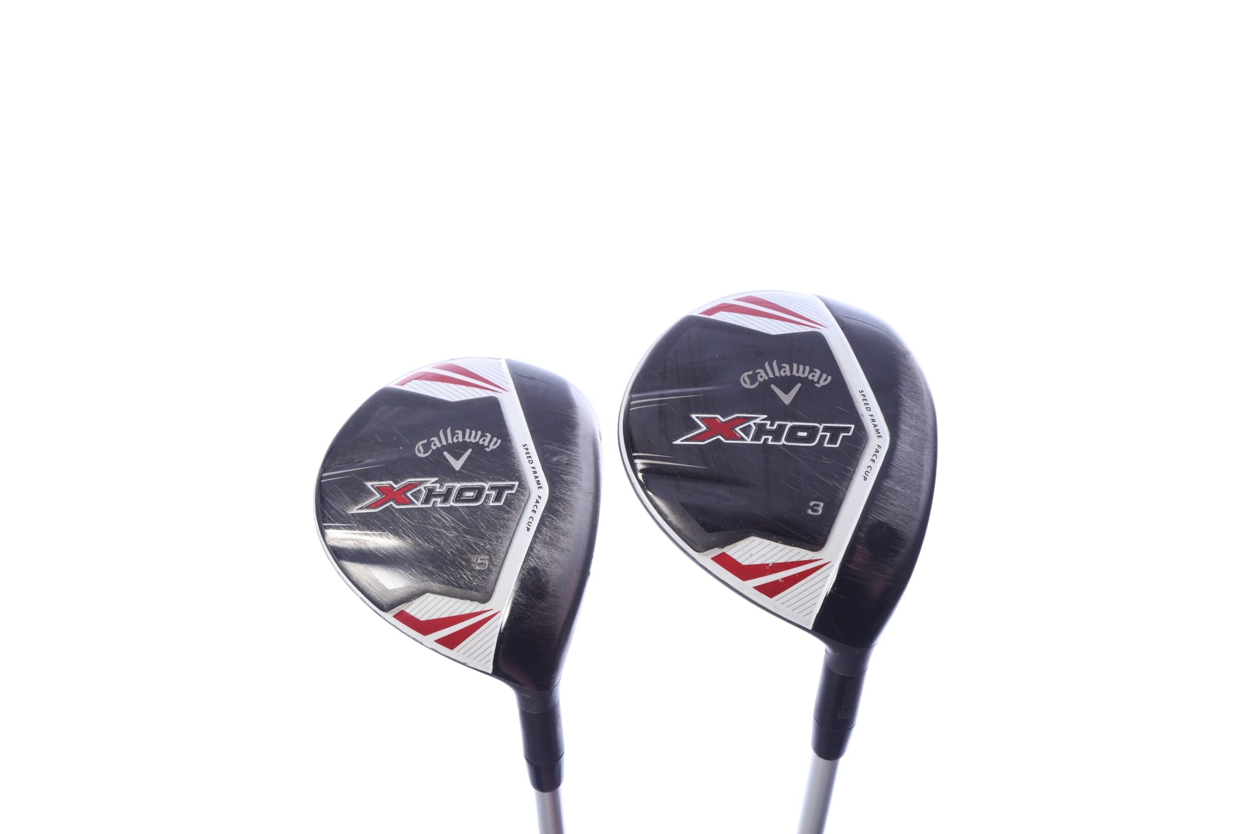 Used Callaway X Hot 2013 Wood Set - Right-Handed - 3W, 5W - Regular Flex