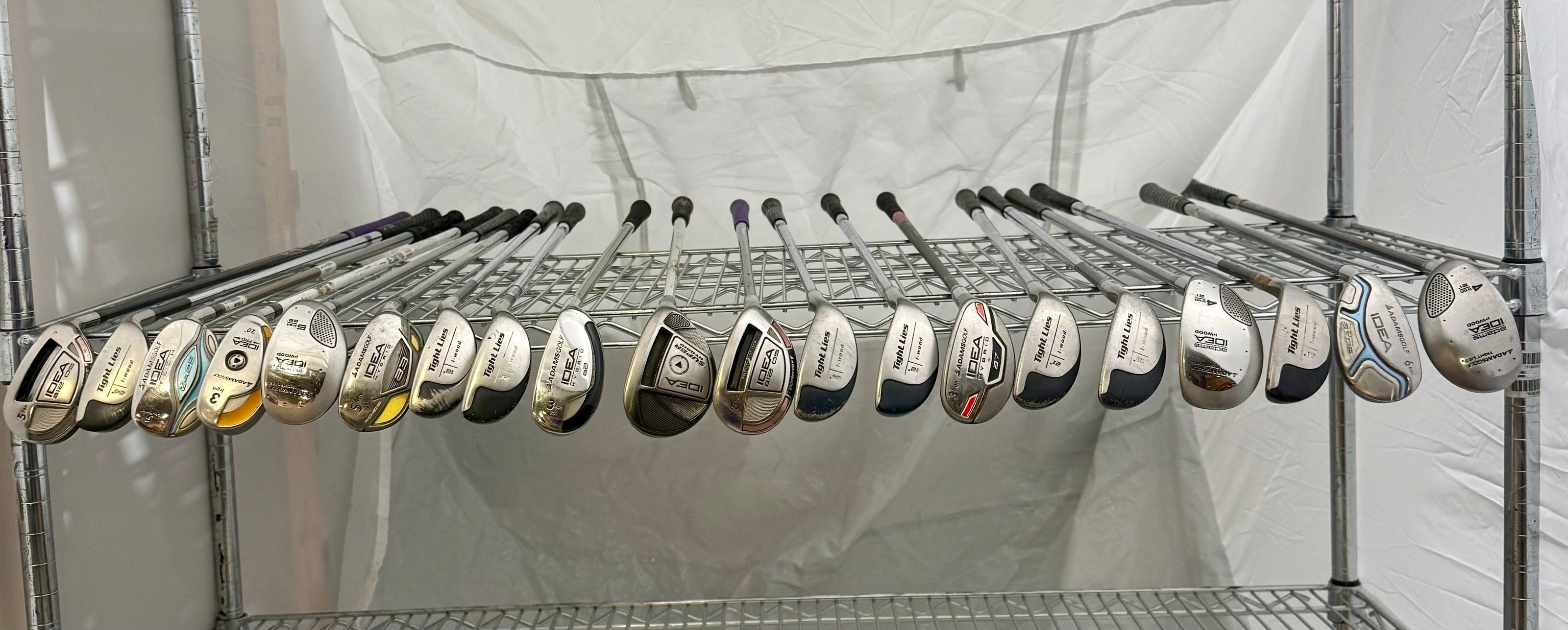 Wholesale Lot of 20 Golf Clubs - Adams Hybrids-Next Round