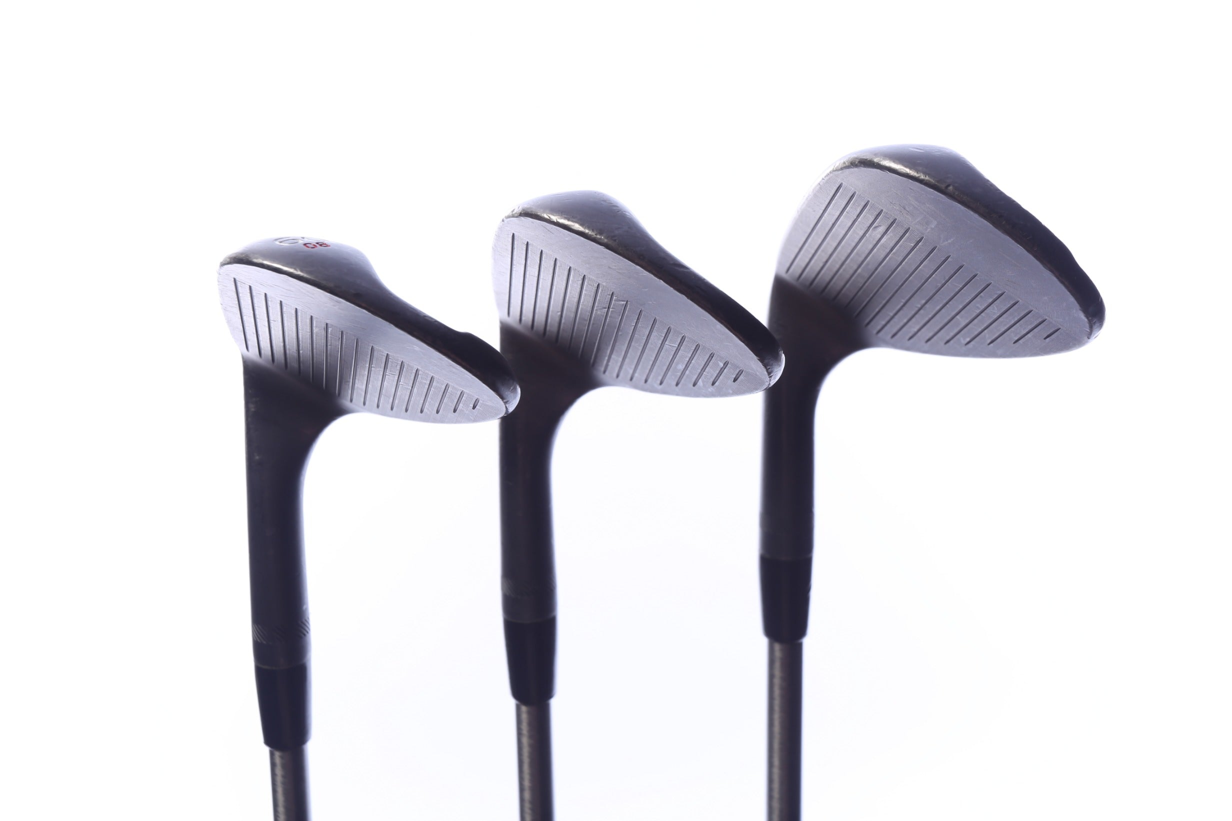 Used Titleist Vokey SM6 Jet Black Wedge Set - Right-Handed - 52*, 56*, 60* - Regular Flex