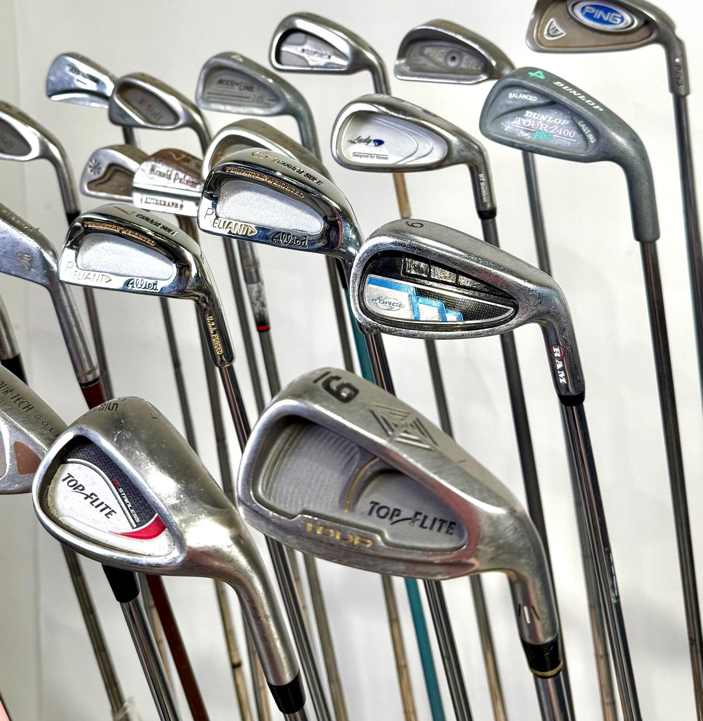 Wholesale Lot of 24 Golf Clubs - Right Handed - Assorted Irons and Wedges-Next Round