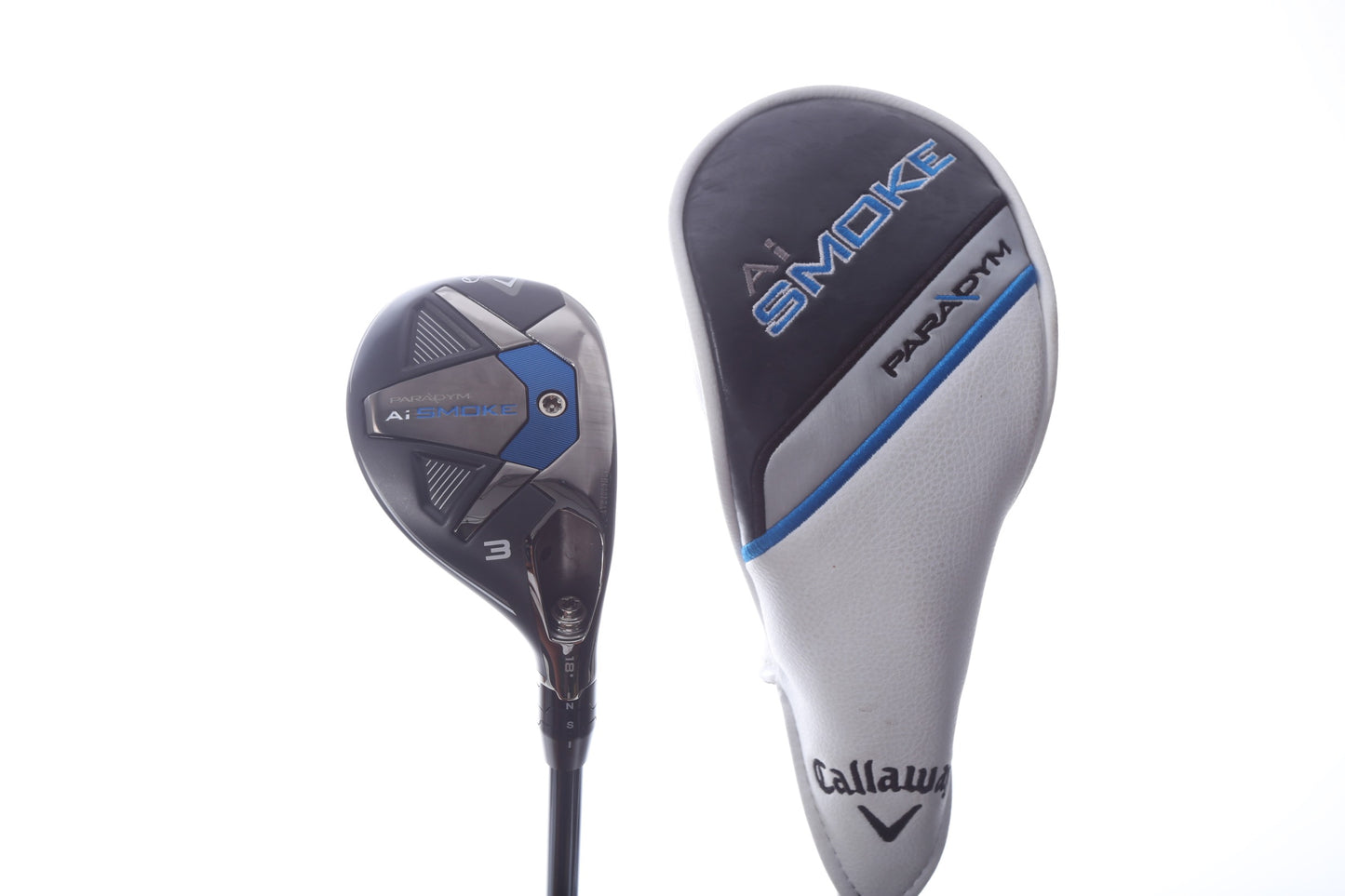 Used Callaway Paradym Ai Smoke 3H Hybrid - Right-Handed - 18 Degrees - Stiff Flex-Next Round