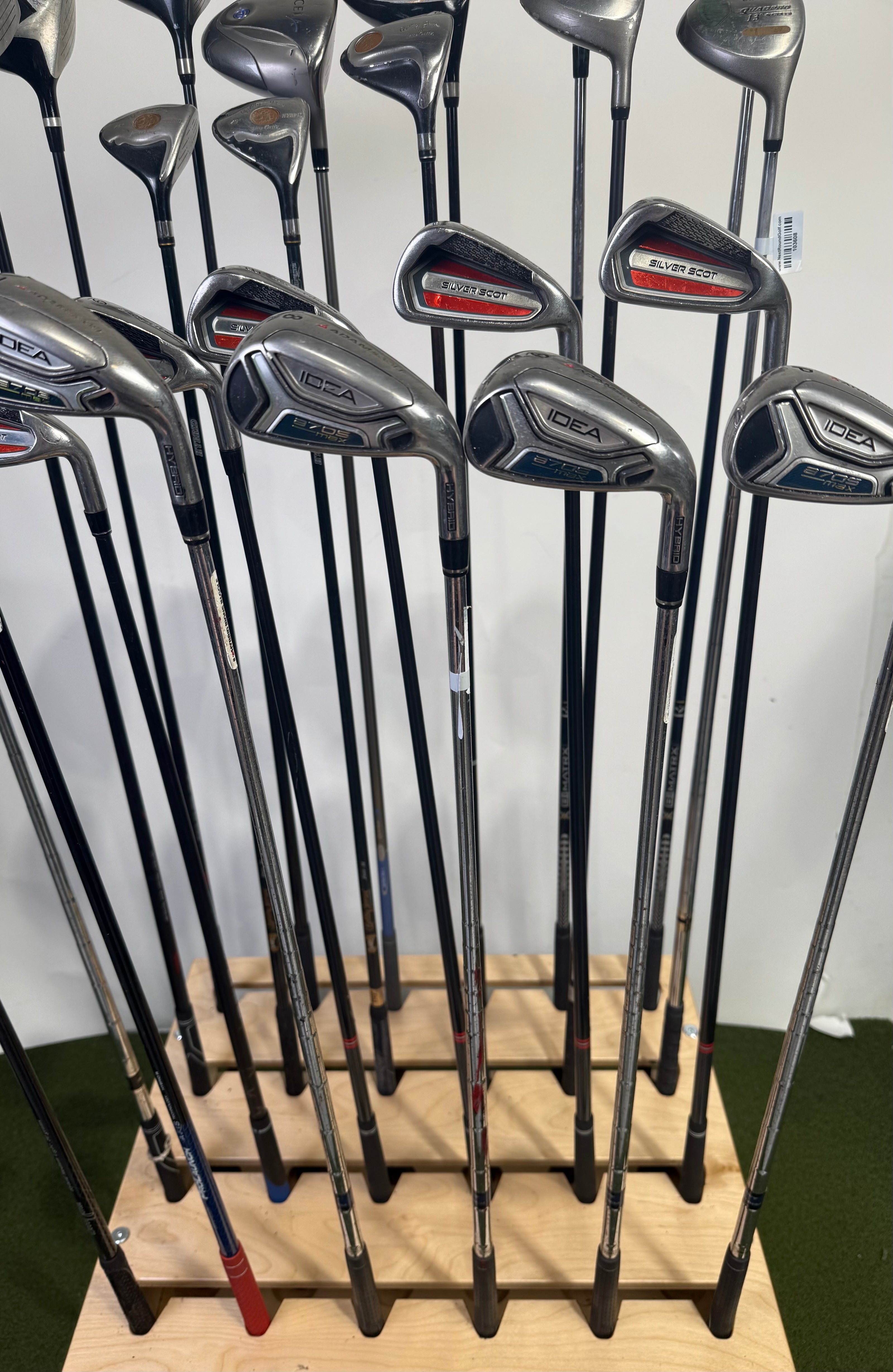 Wholesale Lot of 24 Drivers, Fairway Woods, Hybrids, And Single Irons.-Next Round