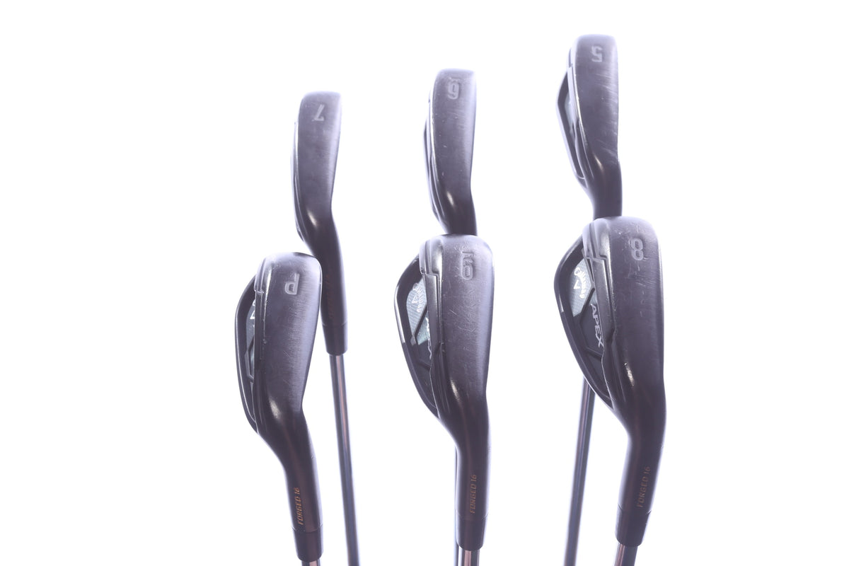Used Callaway Apex CF16 Black Iron Set - Right-Handed - 5-PW - Regular Plus Flex