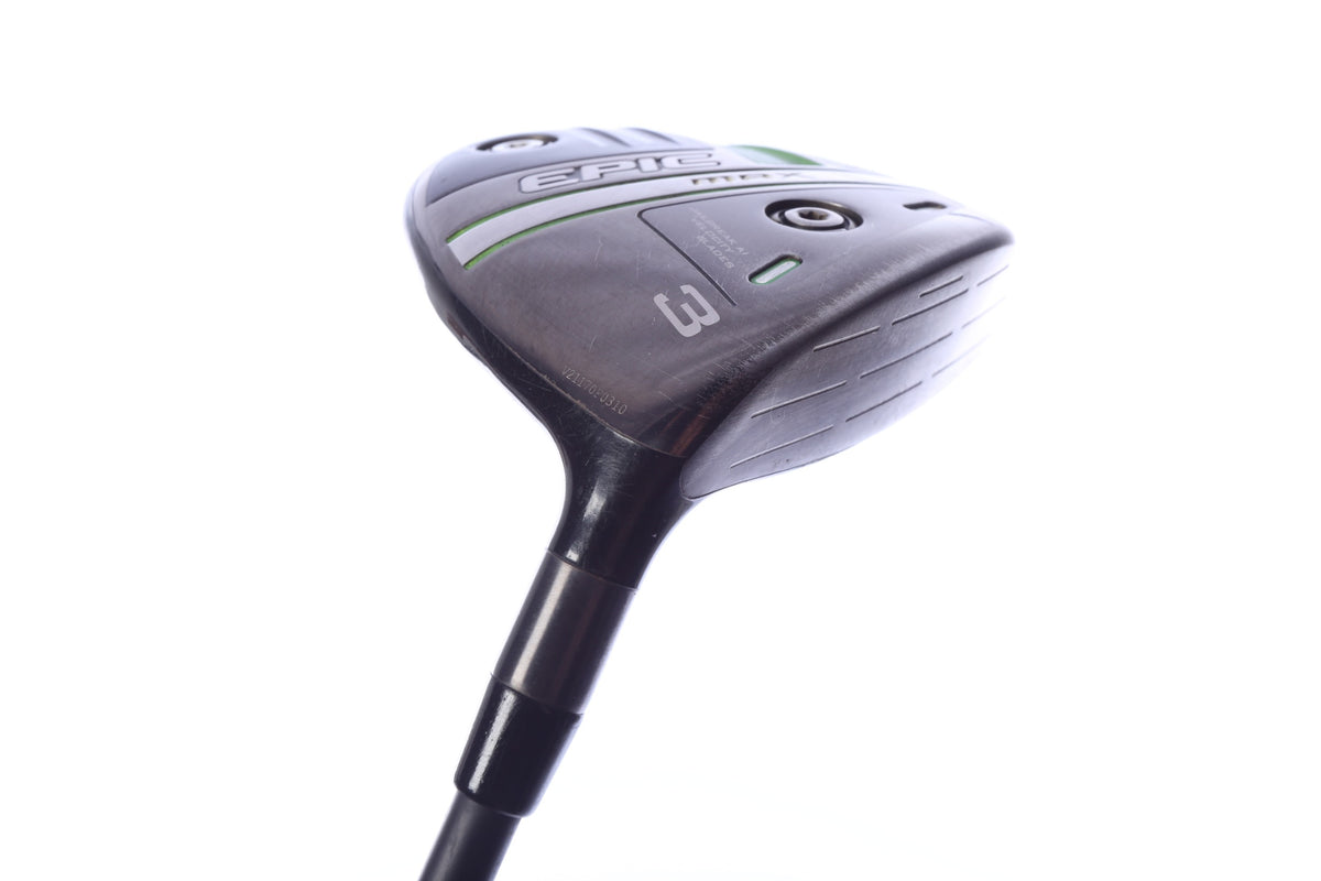 Used Callaway Epic MAX 3-Wood - Right-Handed - 15 Degrees - Extra Stiff Flex