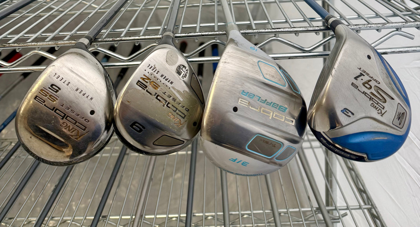 Wholesale Lot of 30 Golf Clubs - Cobra Fairway Woods-Next Round