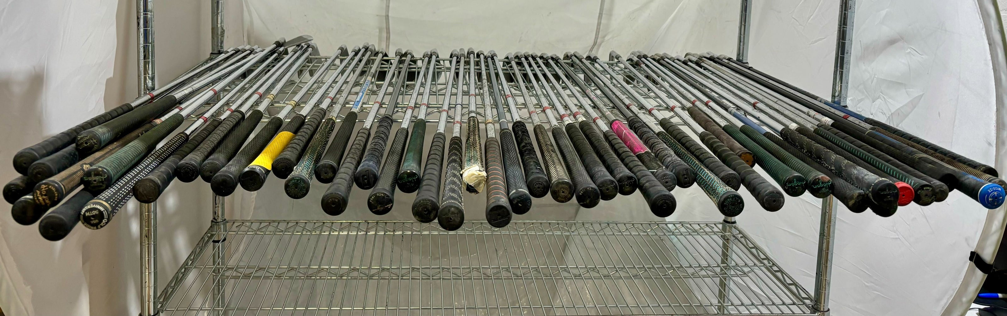 Wholesale Lot of 50 Golf Clubs - Assorted Single Irons and Wedges.-Next Round