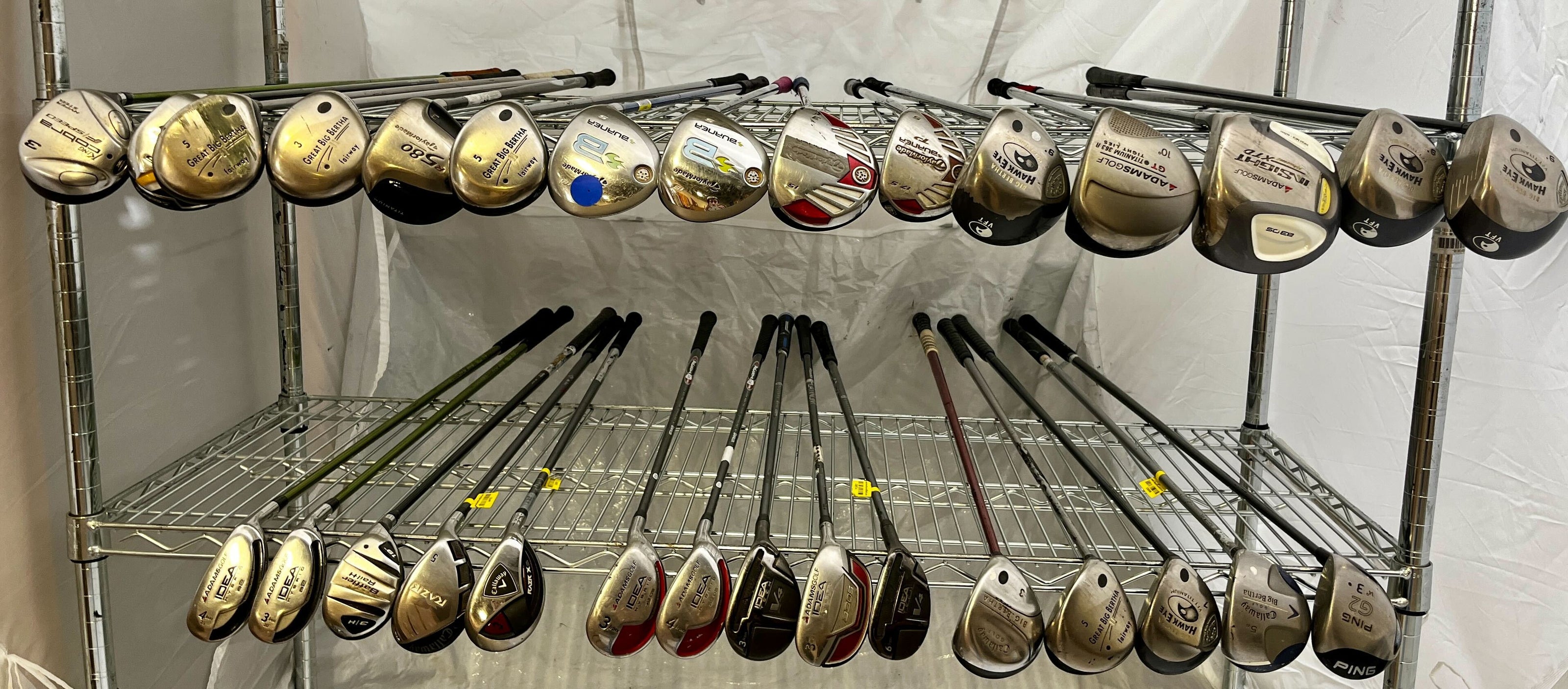 Wholesale Lot of 30 Golf Clubs - Golf Club Sets-Next Round