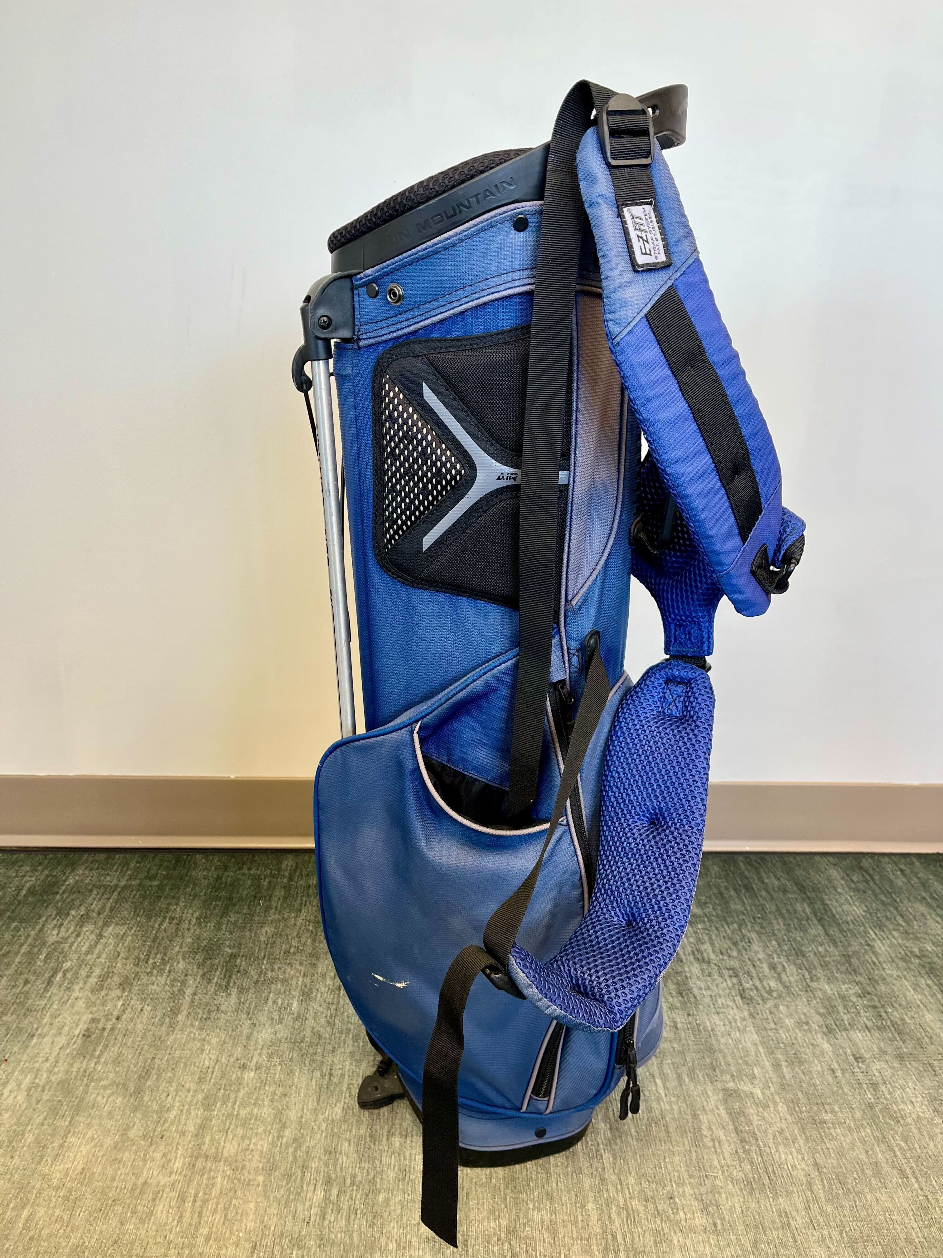 Sun Mountain CCV Logo Carry Bag Blue 3 Divider/4 Pocket with Strap-Next Round