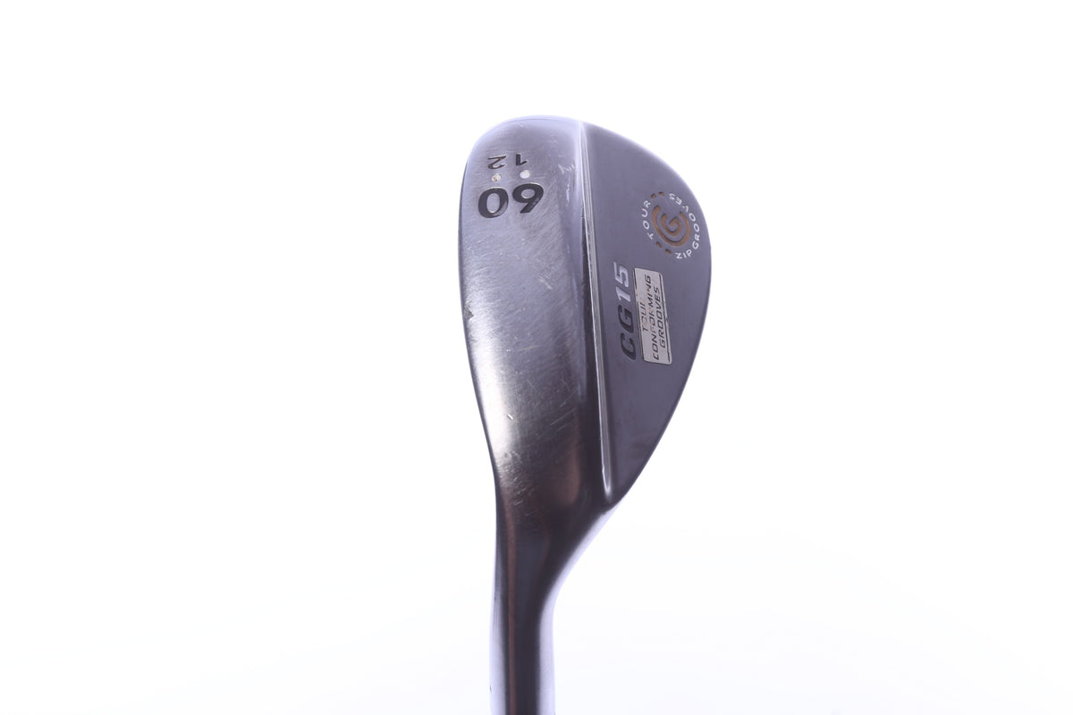 Used Cleveland CG15 Black Pearl Lob Wedge - Left-Handed - 60 Degrees - Wedge Flex