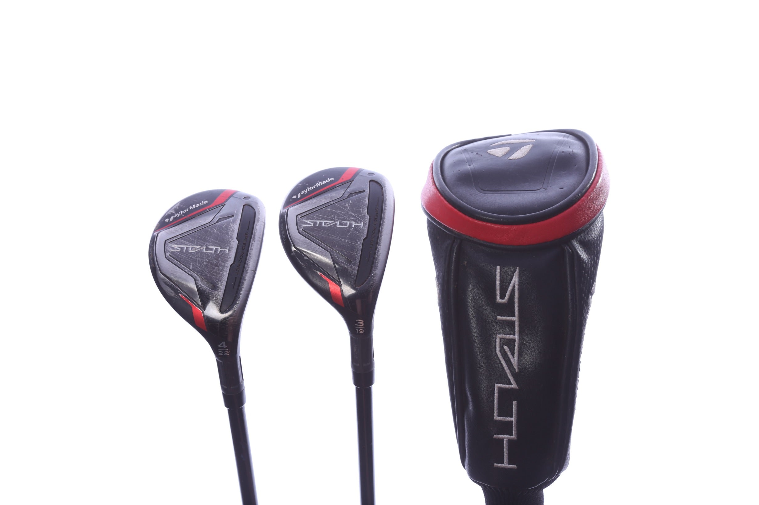 Used TaylorMade STEALTH Rescue Hybrid Set - Right-Handed - 3H, 4H - Stiff Flex