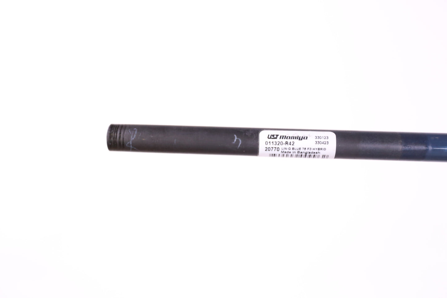 Used Ust Mamiya Lin-Q Blue Regular Graphite Hybrid Shaft - 41 in - n/a Adapter-Next Round