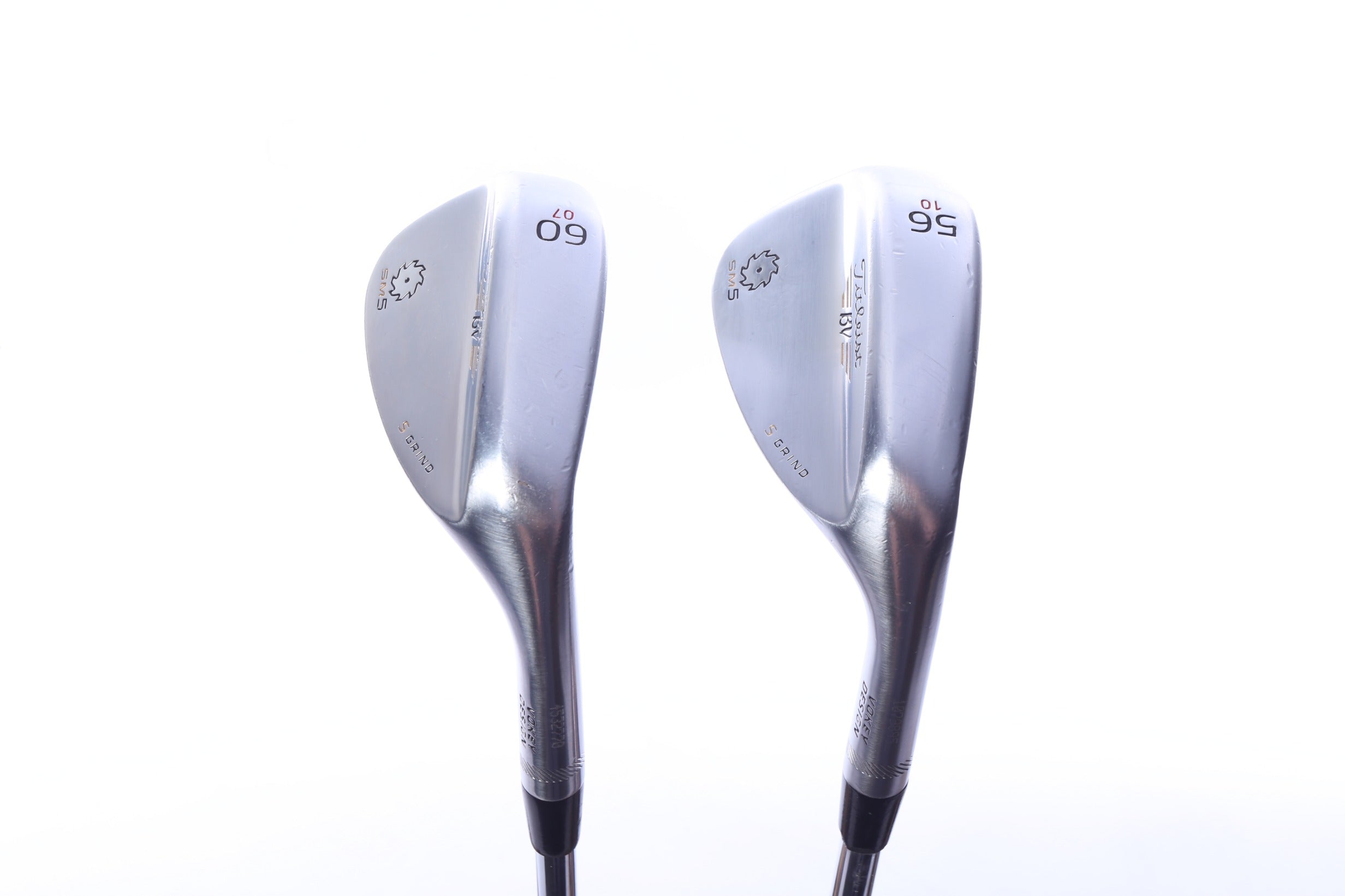 Used Titleist Vokey SM5 Tour Chrome Wedge Set - Right-Handed - 56*, 60* - Wedge Flex
