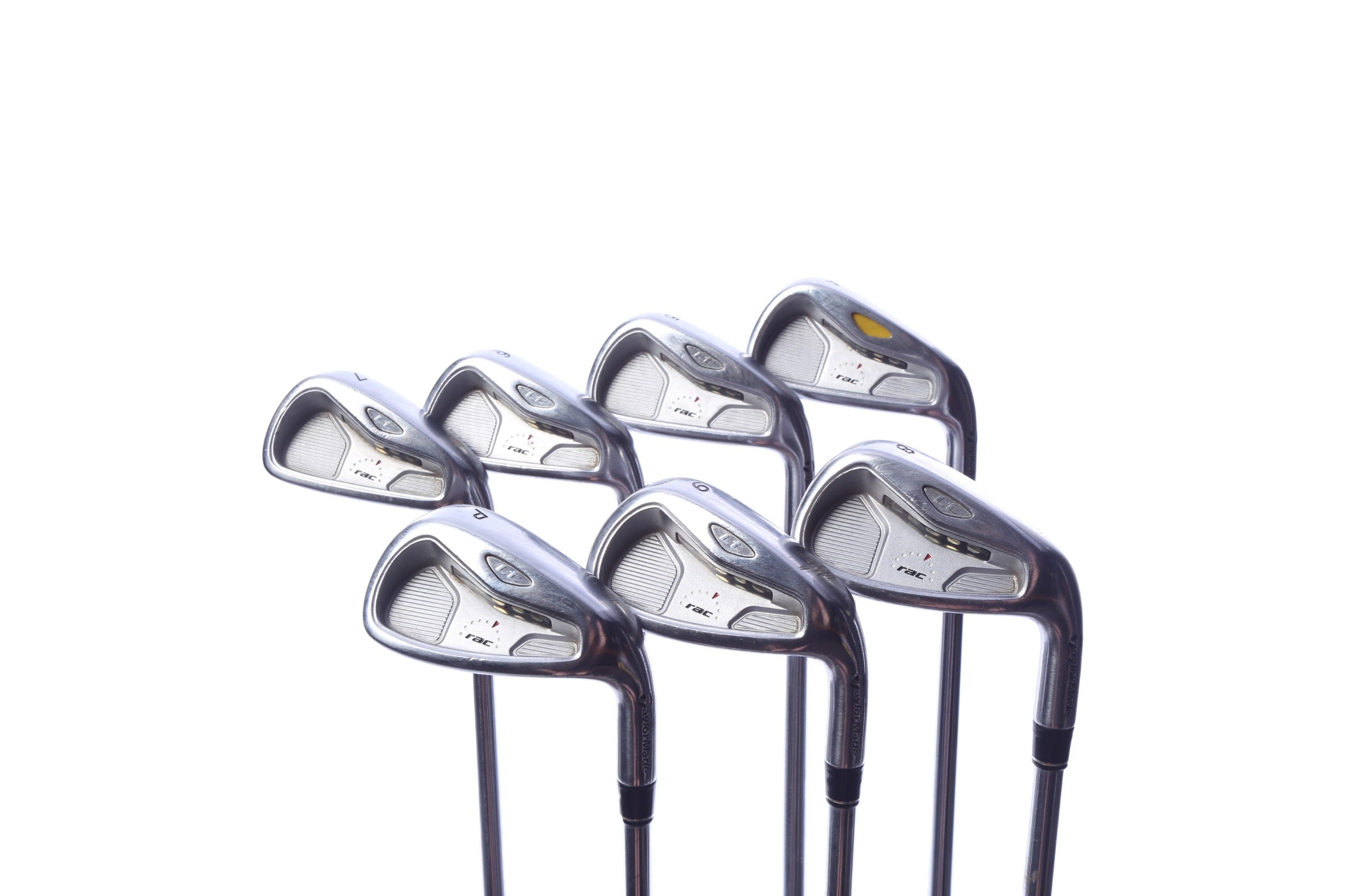Used TaylorMade rac LT 2005 Iron Set - Right-Handed - 4-PW - Regular Flex