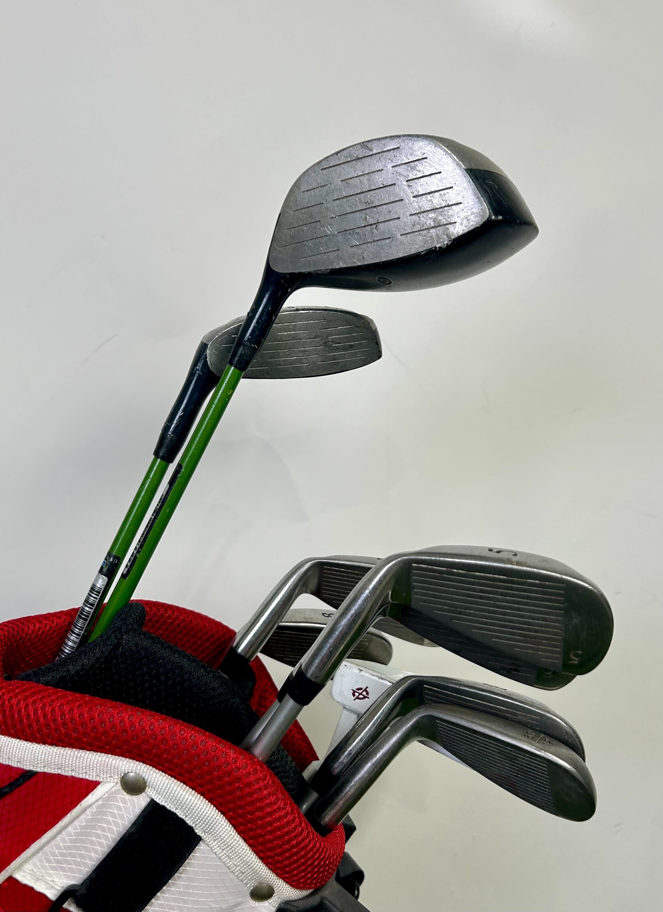 Power Bilt Golf Bag - Includes Complete Right-Handed U.S Kids Junior Golf Set-Next Round