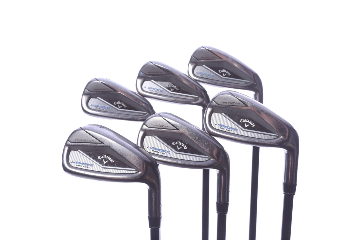 Used Callaway Paradym Ai Smoke MAX Fast Iron Set - Right-Handed - 5-PW - Seniors Flex