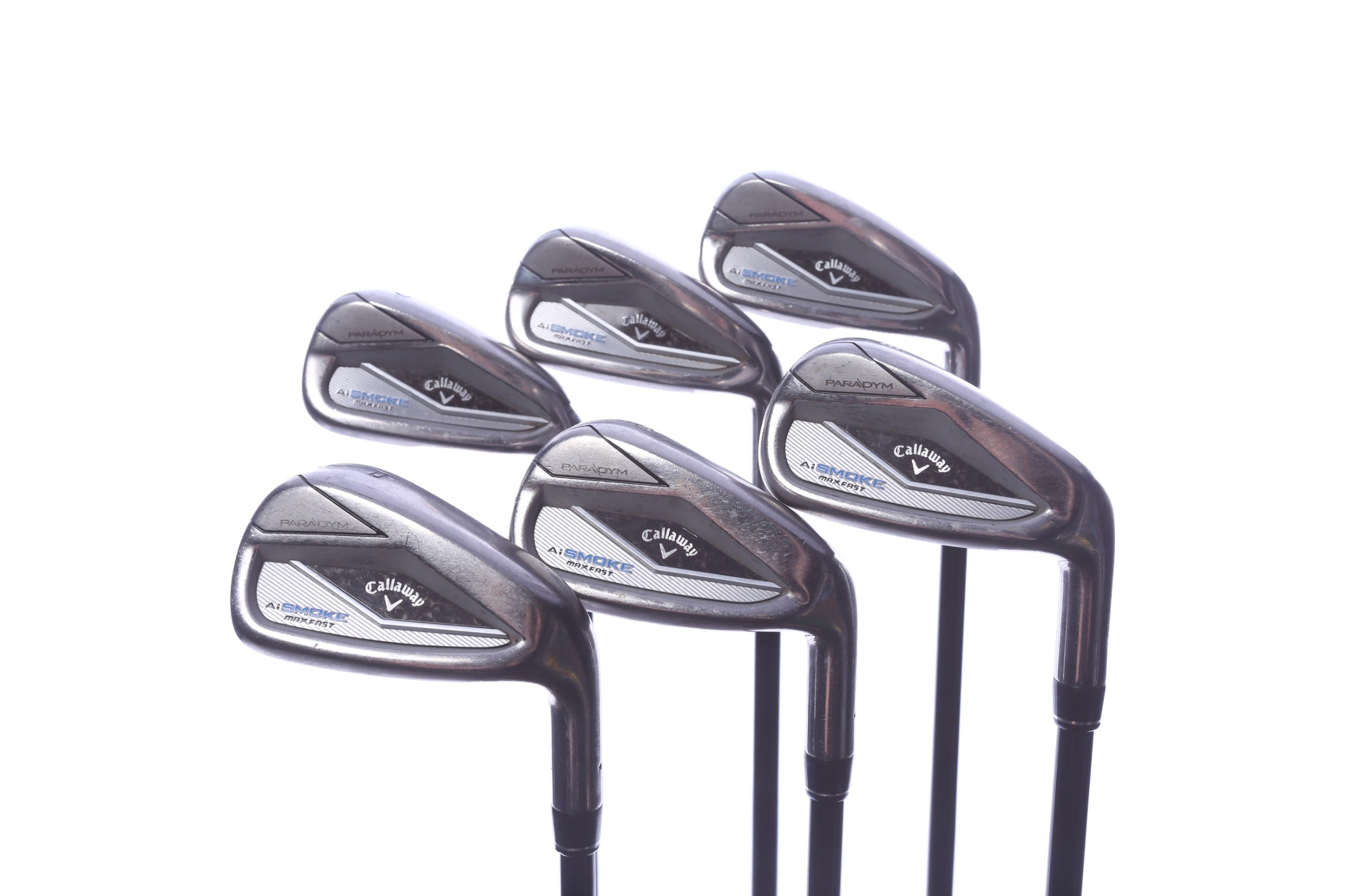 Used Callaway Paradym Ai Smoke MAX Fast Iron Set - Right-Handed - 5-PW - Seniors Flex