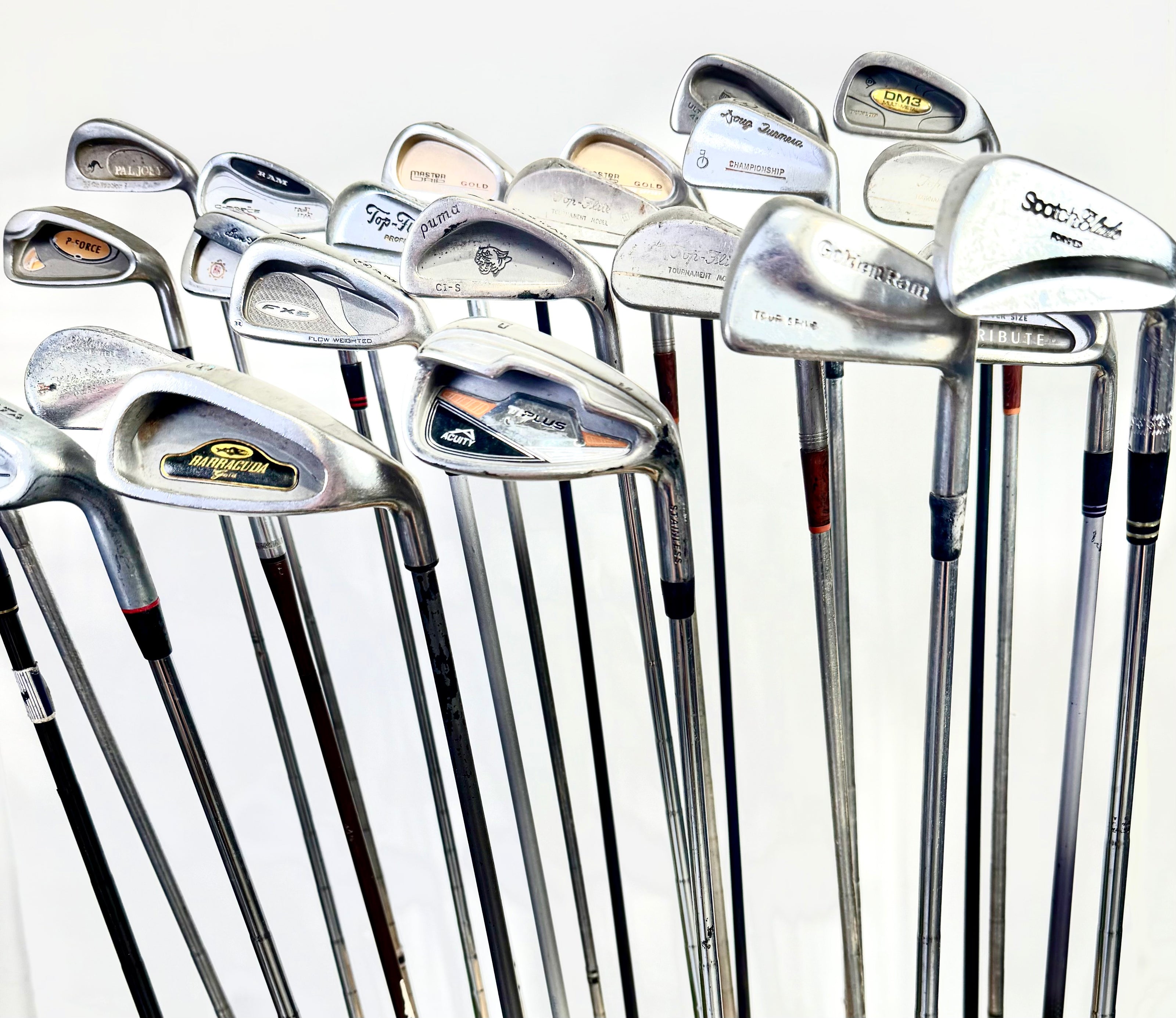 Wholesale Lot of 24 Golf Clubs - Right Handed -Assorted Irons and Wedges-Next Round