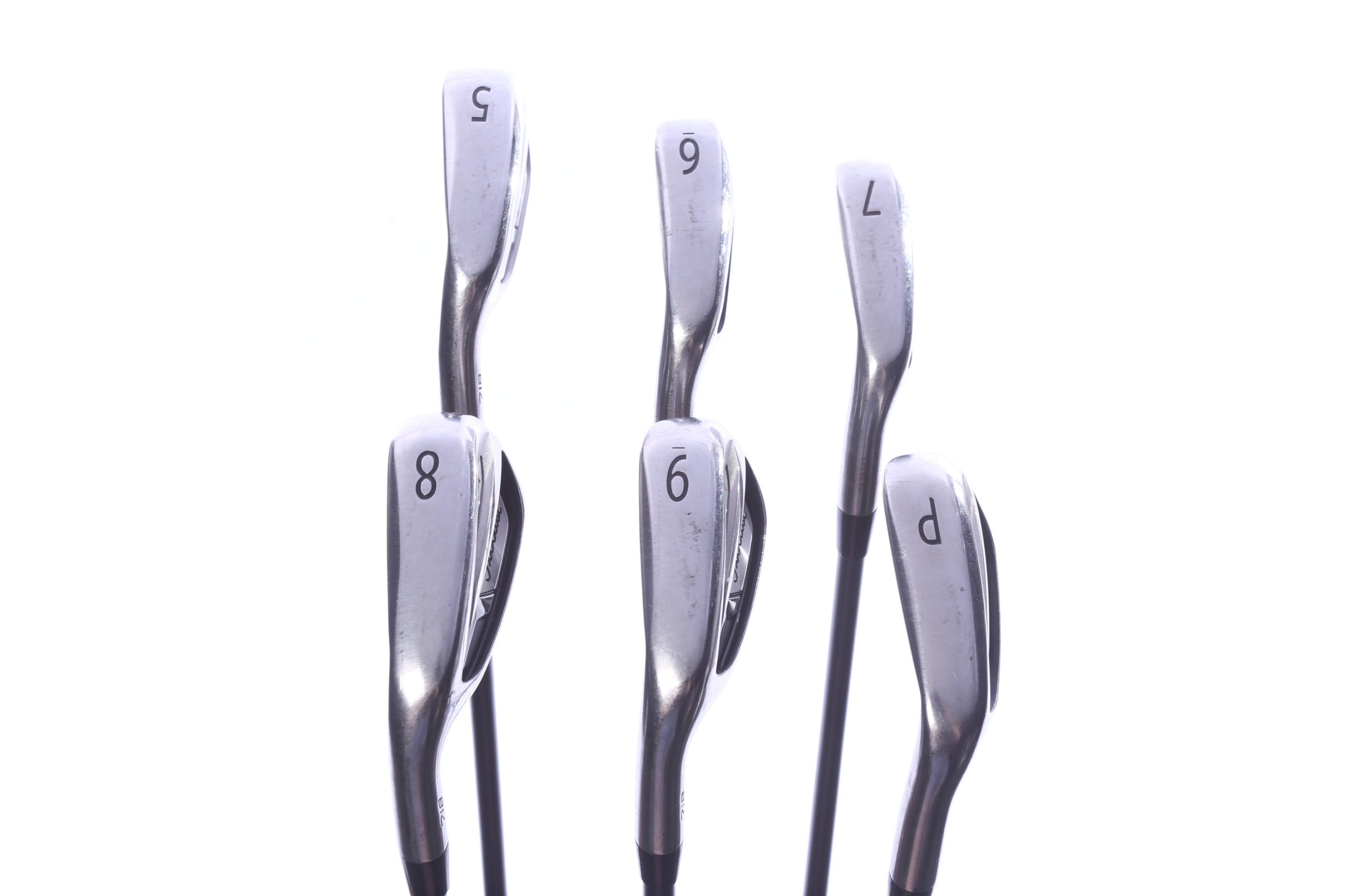 Used Titleist 718 AP1 Iron Set - Left-Handed - 5-PW - Variable Flex