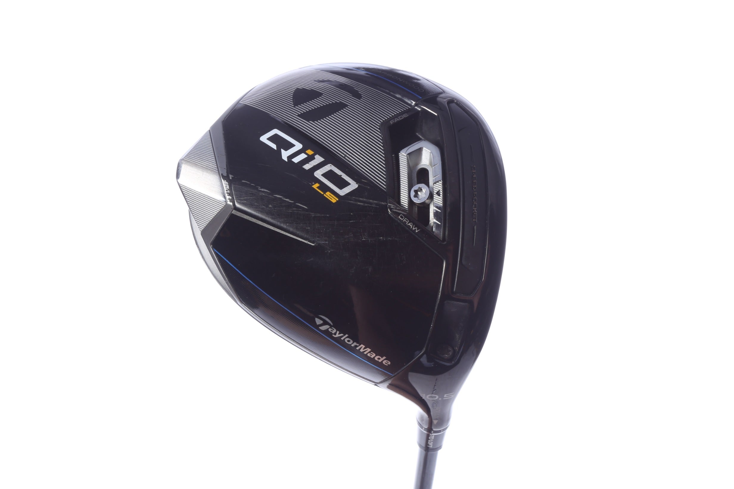 Used TaylorMade Qi10 LS Driver - 10.5 Degrees - Stiff Flex Fujikura XLR8 - Right-Handed