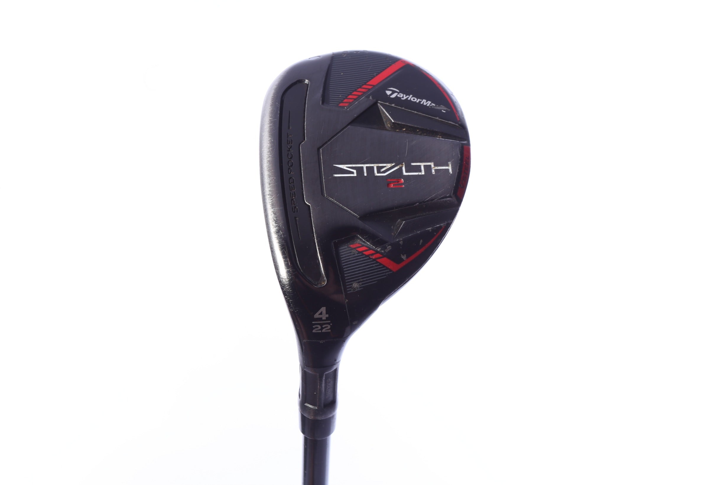 Used TaylorMade STEALTH 2 Rescue 4H Hybrid - Left-Handed - 22 Degrees - Regular Flex