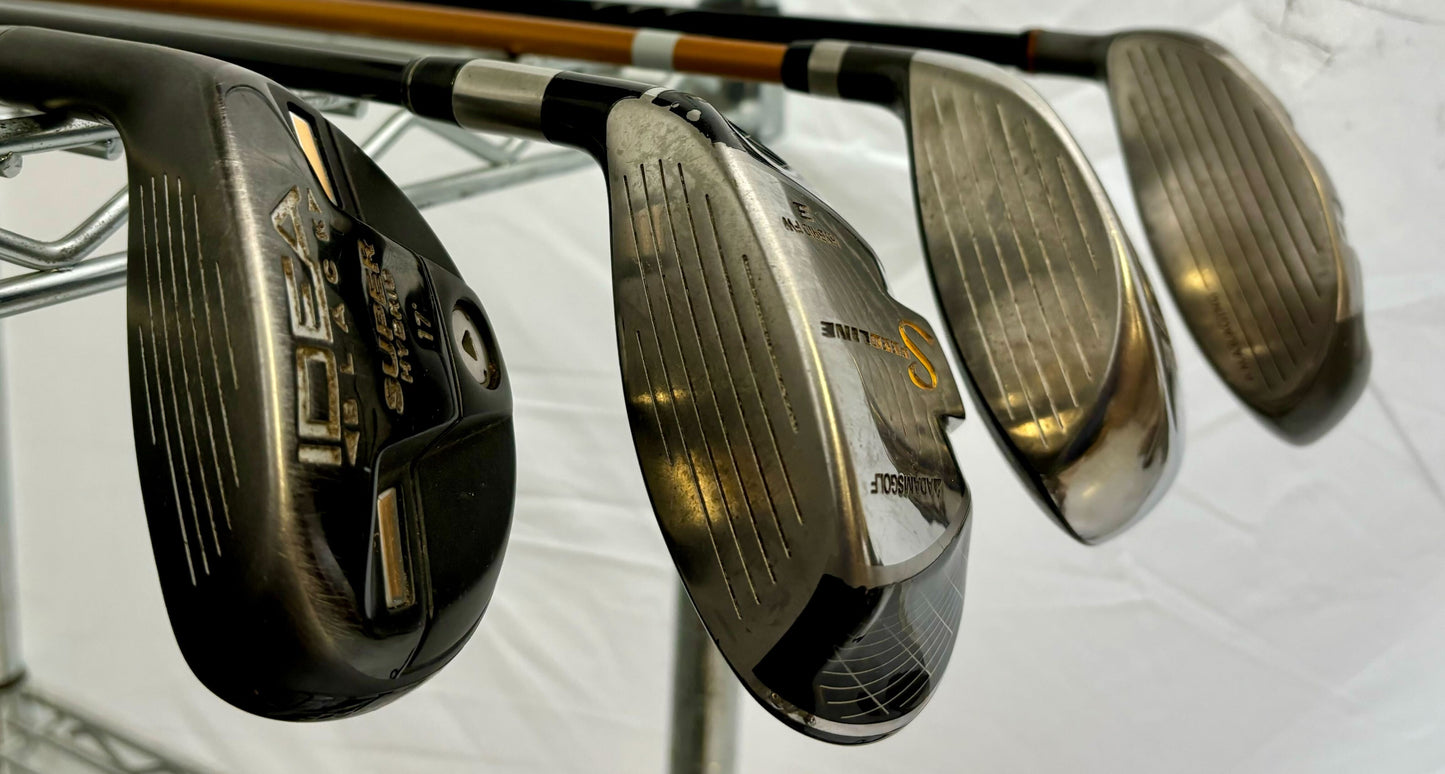 Wholesale Lot of 30 Golf Clubs - Assorted Drivers and Fairway Woods-Next Round