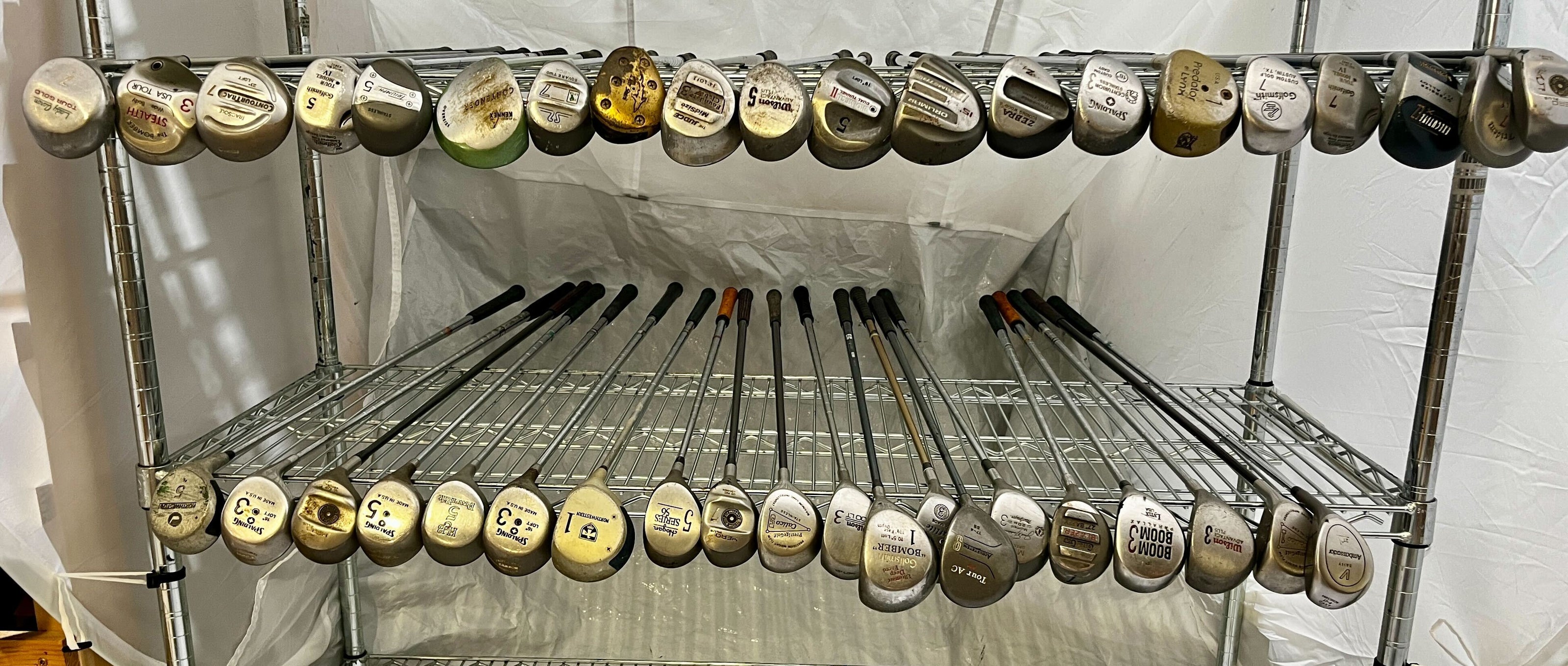 Wholesale Lot of 40 Golf Clubs - Assorted Fairway Woods-Next Round