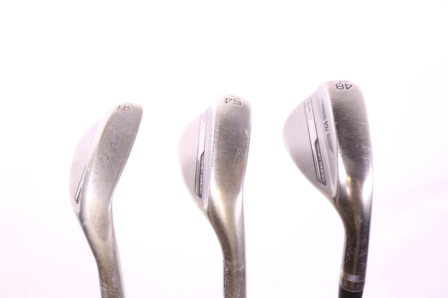 Used Titleist Vokey SM10 Nickel Wedge Set - Right-Handed - 48*, 54*, 58* - Stiff Flex-Next Round