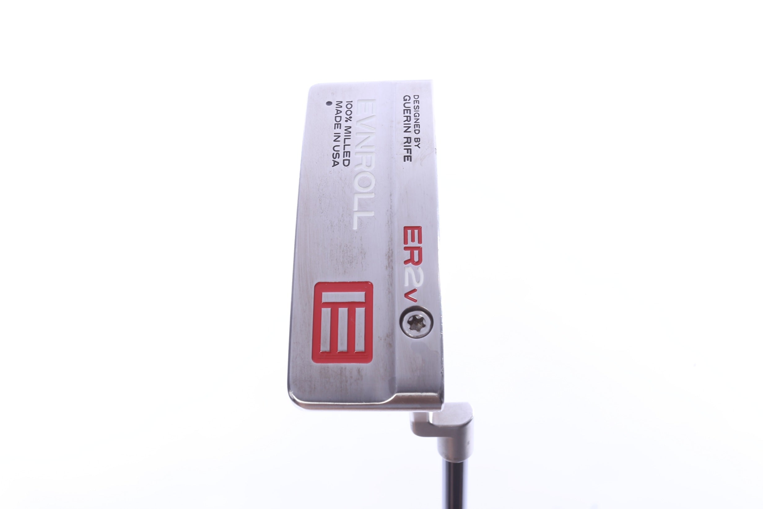 Used Evnroll ER2v3 Long Plumber MidBlade White TourTac Putter - Right-Handed - 36 in - Blade-Next Round