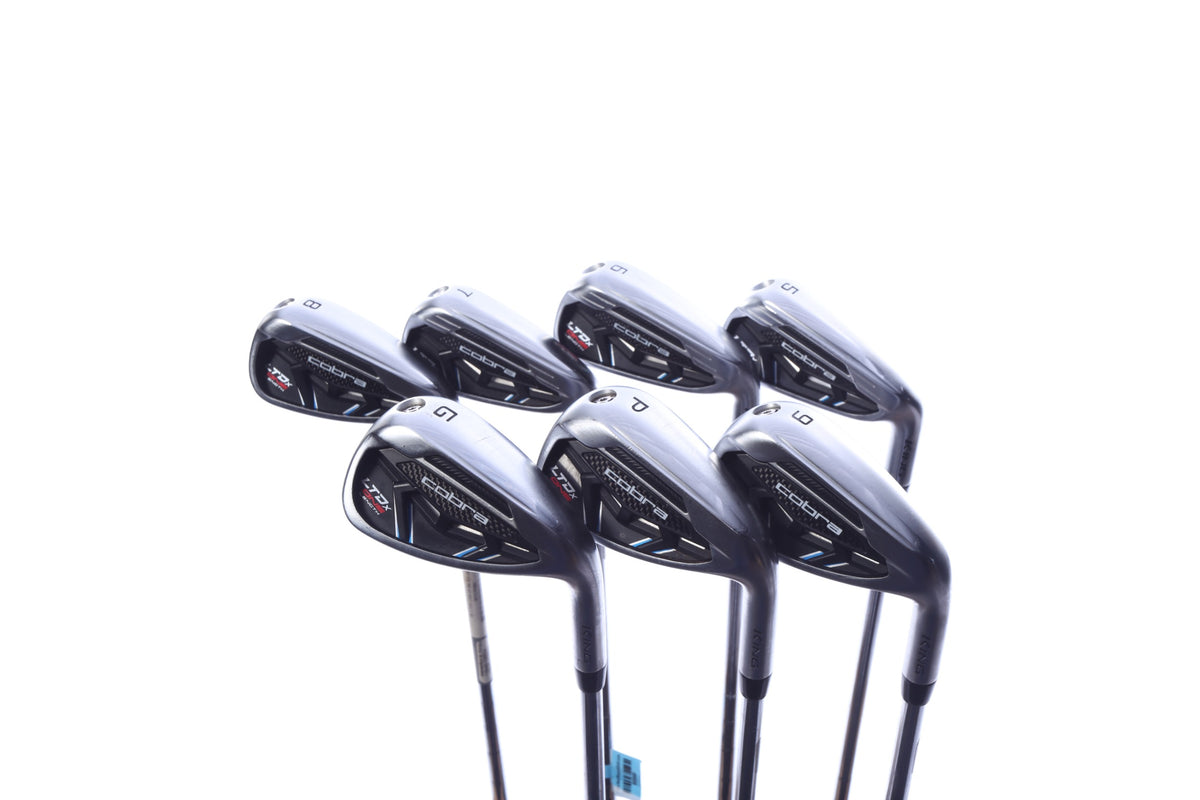 Used Cobra LTDx One Length Iron Set - Right-Handed - 5-PW, GW - Stiff Flex