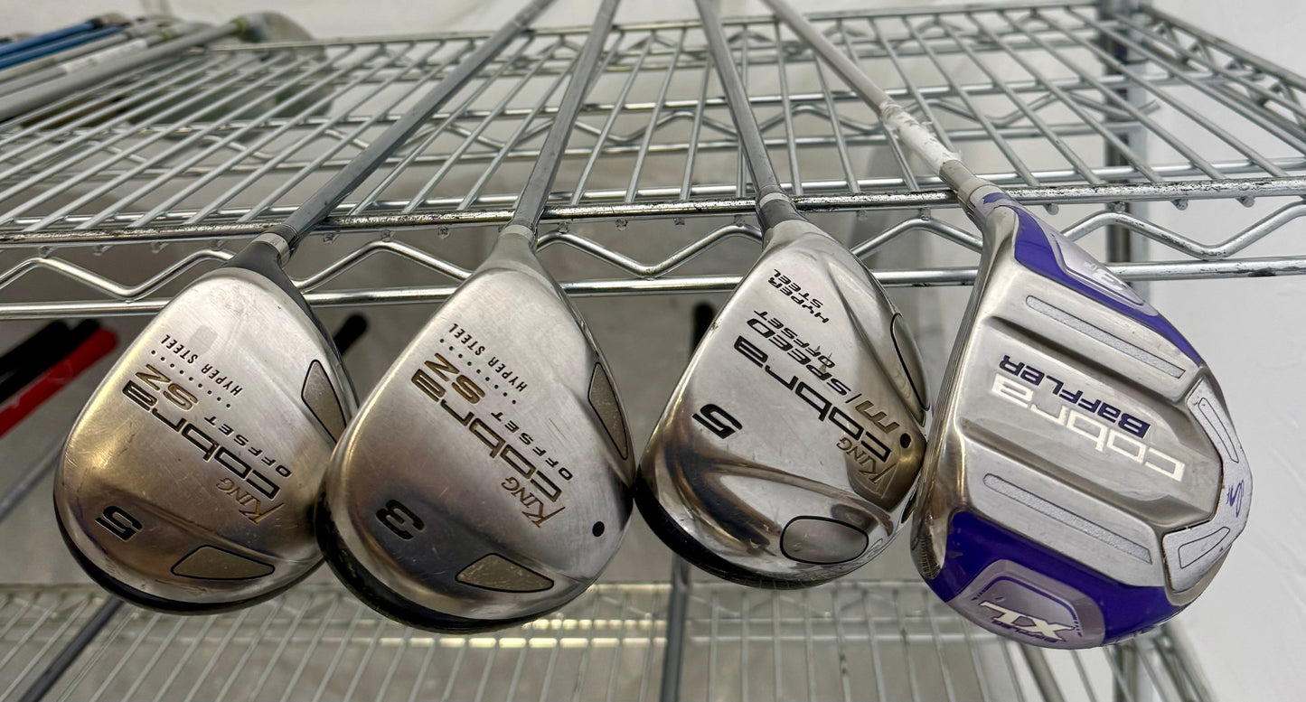 Wholesale Lot of 30 Golf Clubs - Cobra Fairway Woods-Next Round